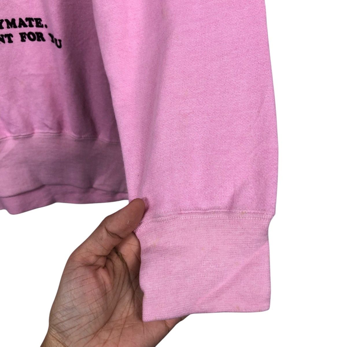 Hysteric Glamour 📌Vintage Sweatshirt Hataryu Bear Big Logo Design Rich Pink Size US M / EU 48-50 / 2 - 12 Thumbnail