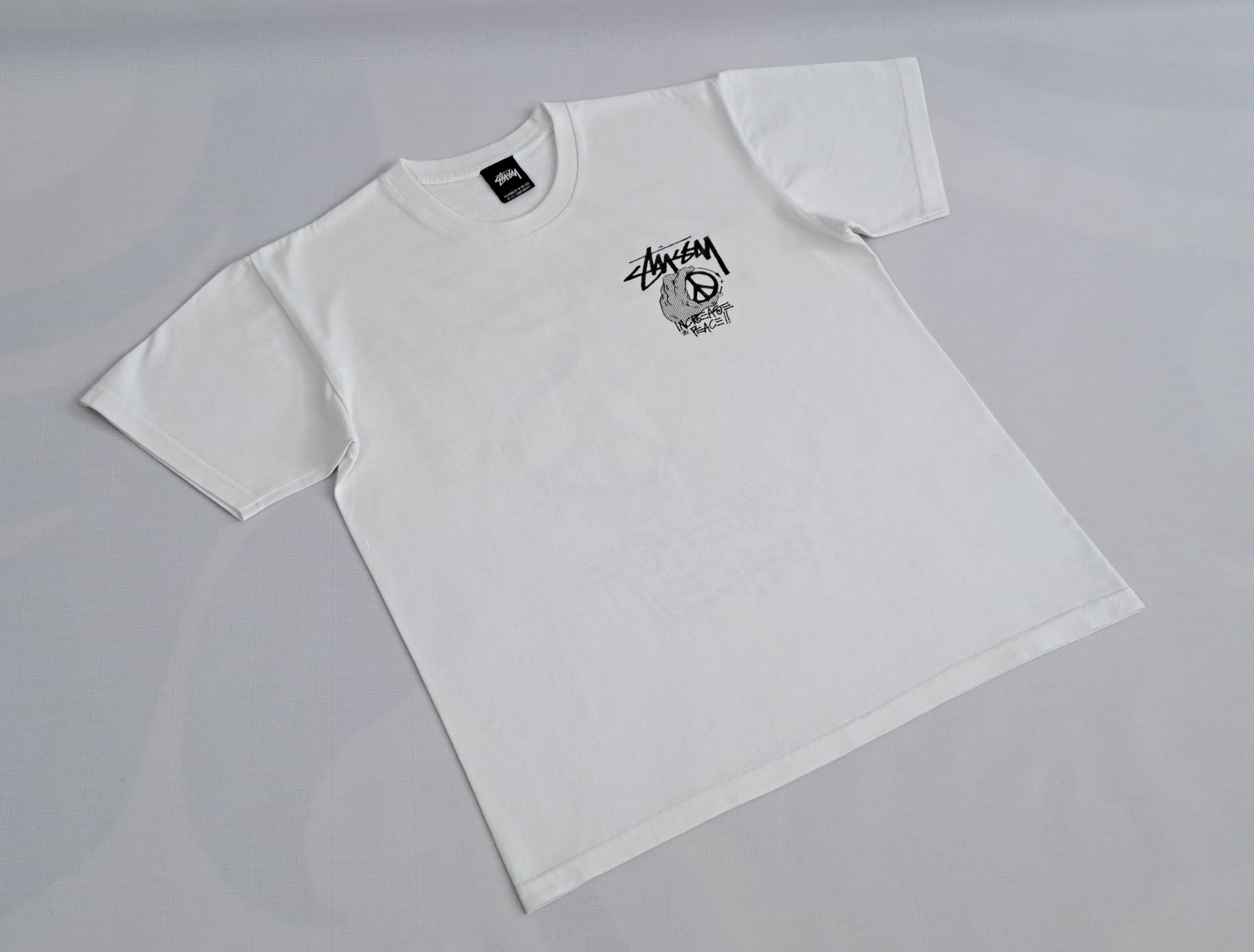 Stussy × Vintage Vintage Stussy Increase the Peace t-shirt