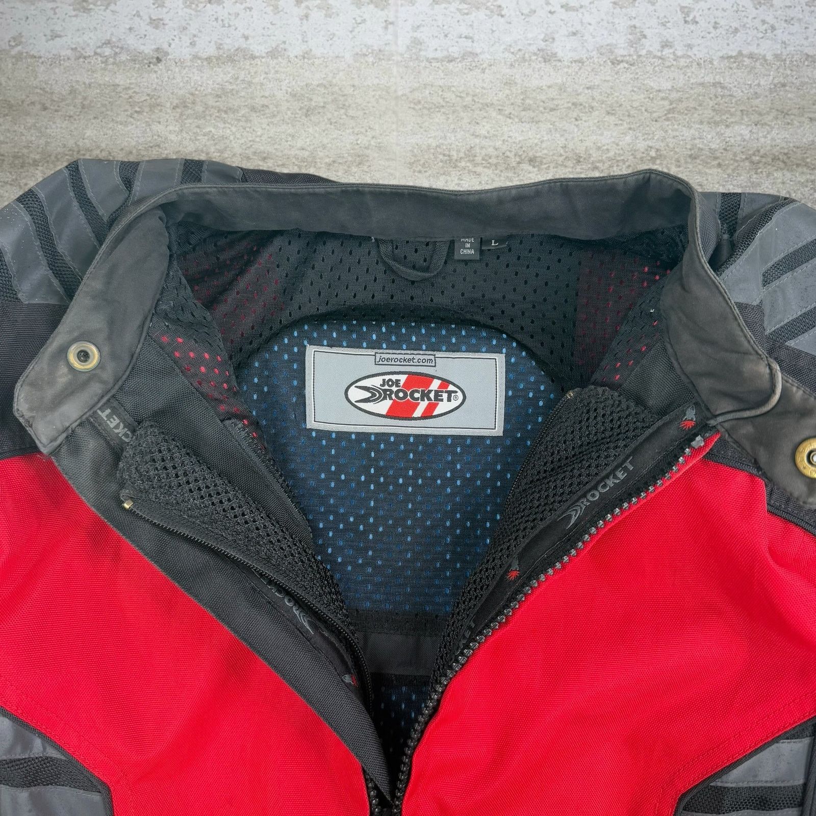 Joe Rocket Vintage 90s Joe Rocket Motorcycle Jacket Mens L Red Black Size US L / EU 52-54 / 3 - 4 Thumbnail