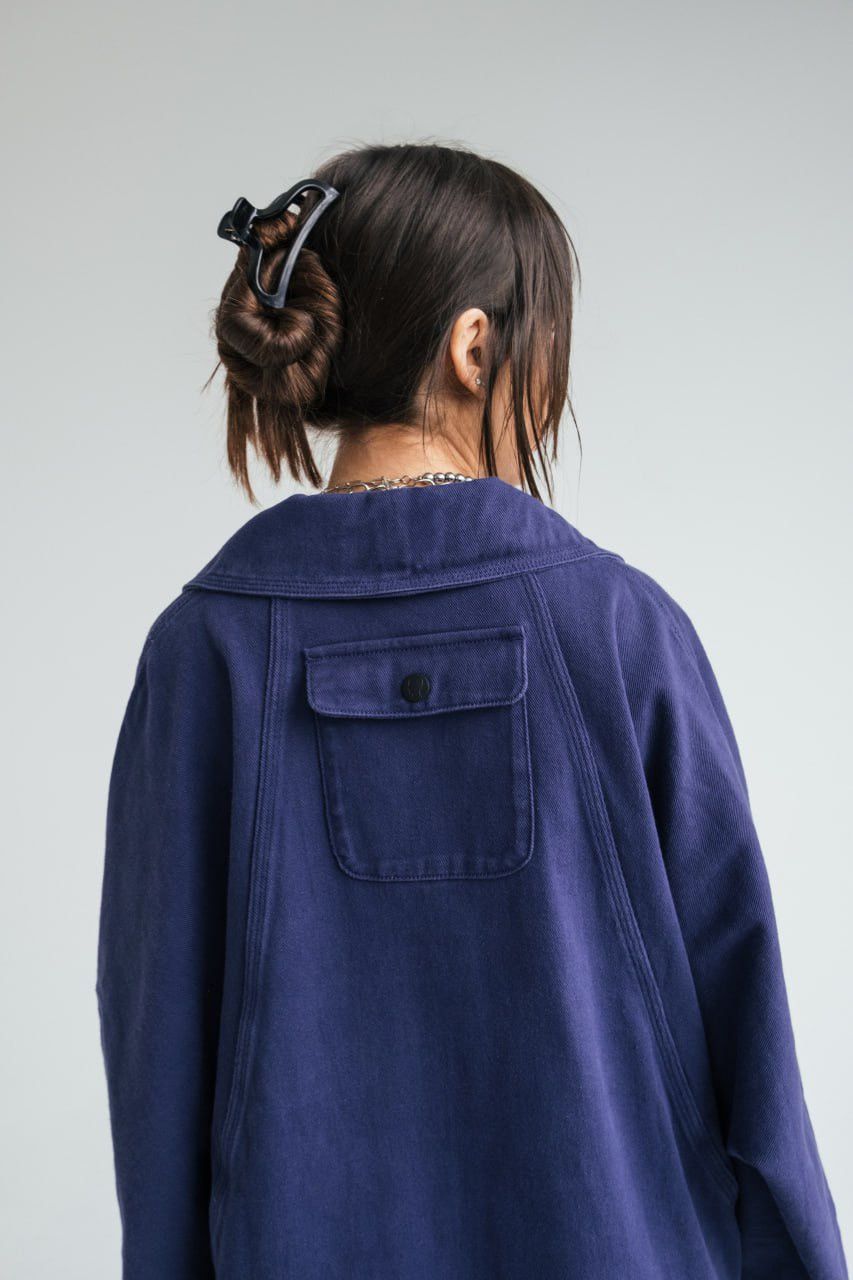 Brain Dead Brain Dead Apron Coat Navy Size L / US 10 / IT 46 - 3 Thumbnail