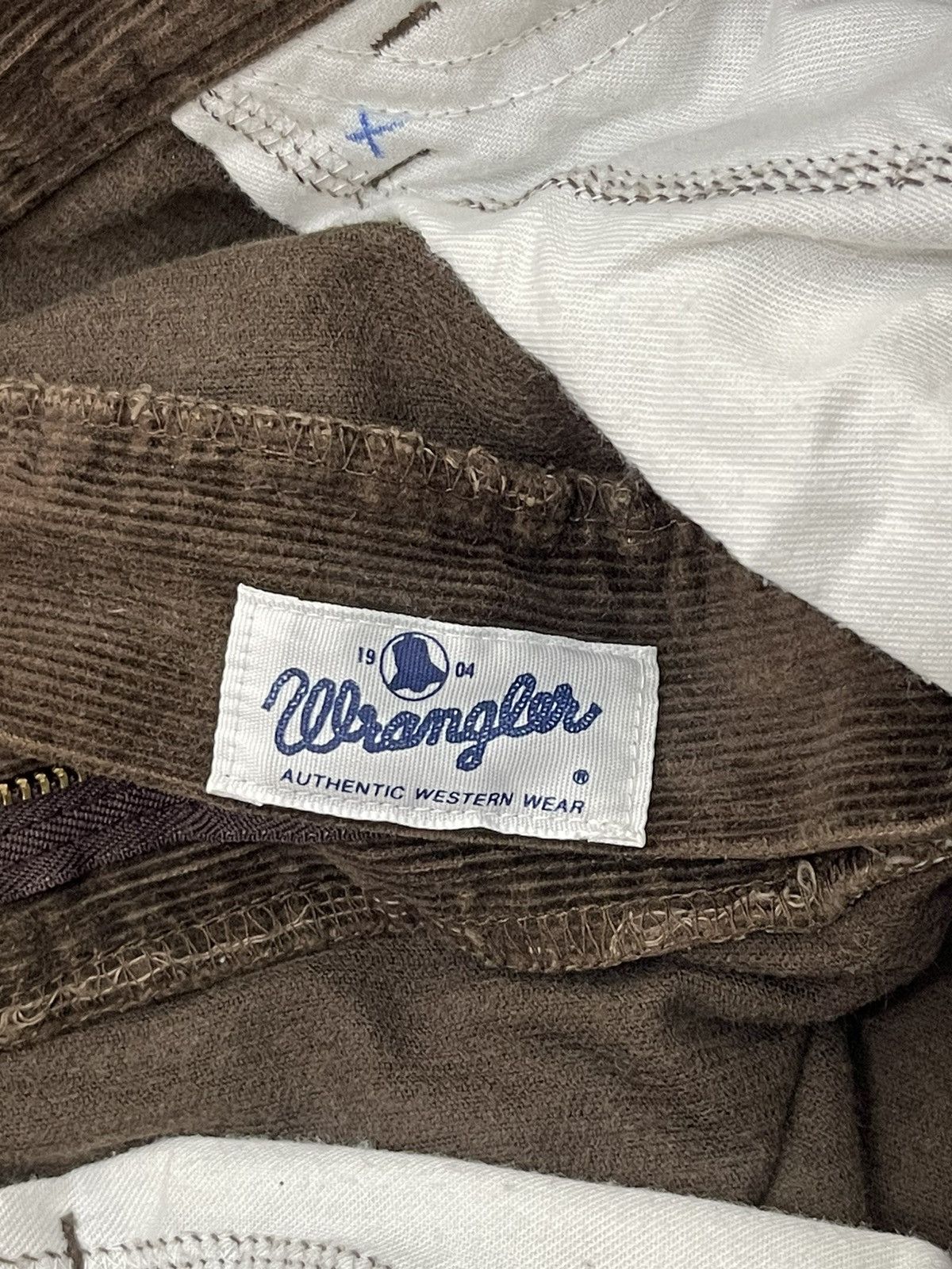 Japanese Brand Flare Jeans Wrangler Japan Corduroy Boot Cut 8🟦5 Size US 29 - 21 Thumbnail