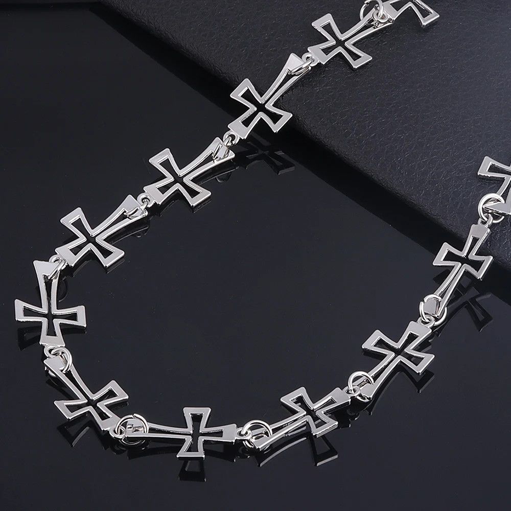 Jewelry Street Big Cross Key Necklace Waist Pant Chain Rock Punk Size ONE SIZE - 2 Thumbnail