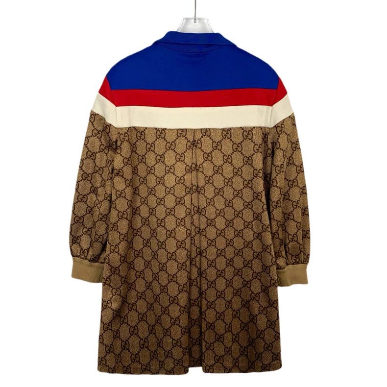 Gucci GucciColor-blocked Logo Old Flower Full Print Long-Sleeved Size XS / US 0-2 / IT 36-38 - 2 Thumbnail