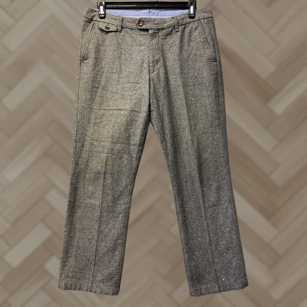 Bonobos Bonobos Dress Pants Men 34X32 Pepper Gray Japanese Fabric /0752 Pepper Gray Dress Pants Mens Straight Leg Classic Fit 34x32 Bonobos Brand Size US 34 / EU 50 - 1 Thumbnail