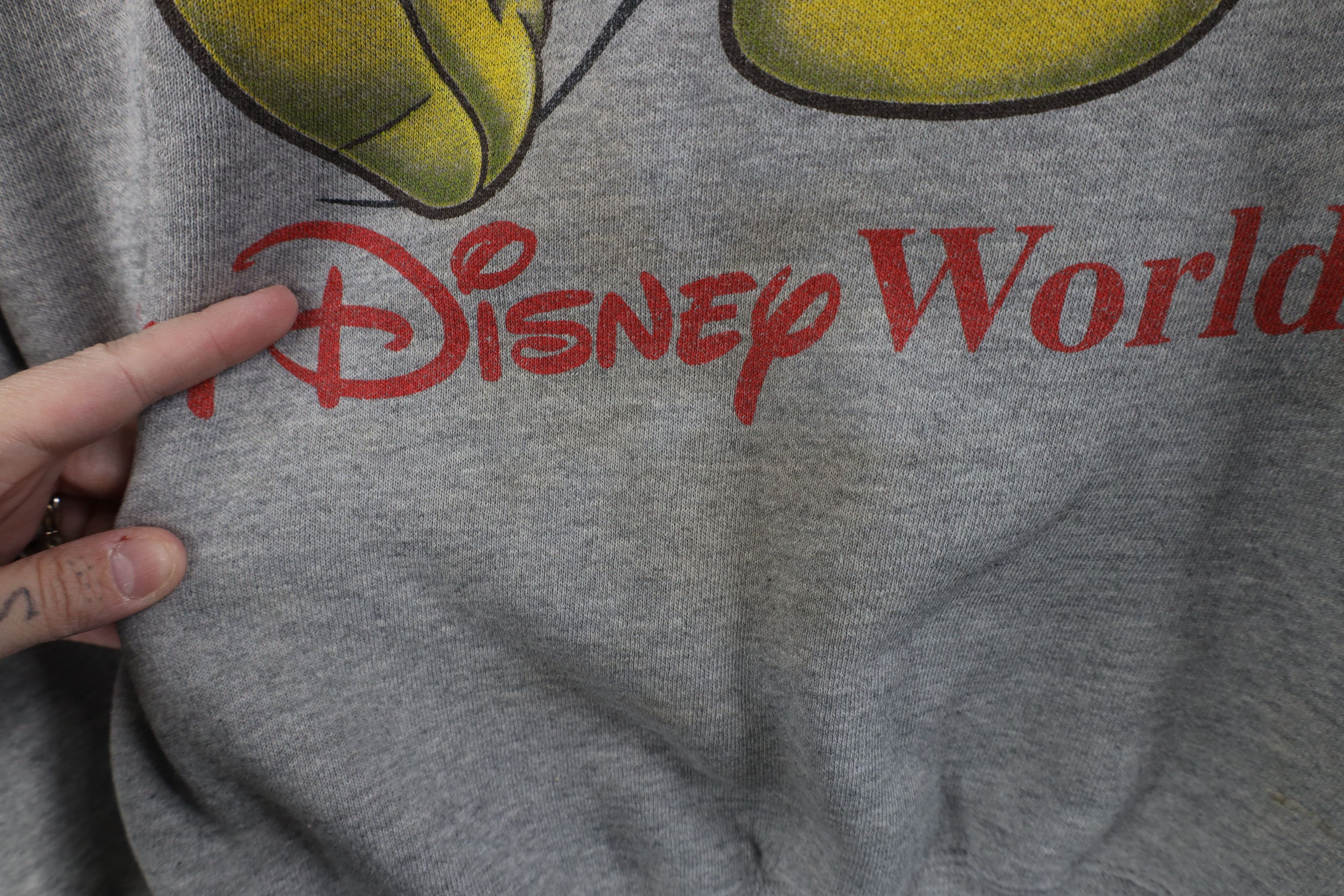 Disney × Vintage Vintage 90s Disney World Mickey Mouse Crewneck Sweatshirt Size US XL / EU 56 / 4 - 5 Thumbnail