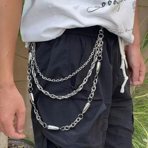 Jewelry Tomomi x Ayumi 3 layers Punk Long Metal Wallet Belt Chain Size ONE SIZE - 7 Thumbnail
