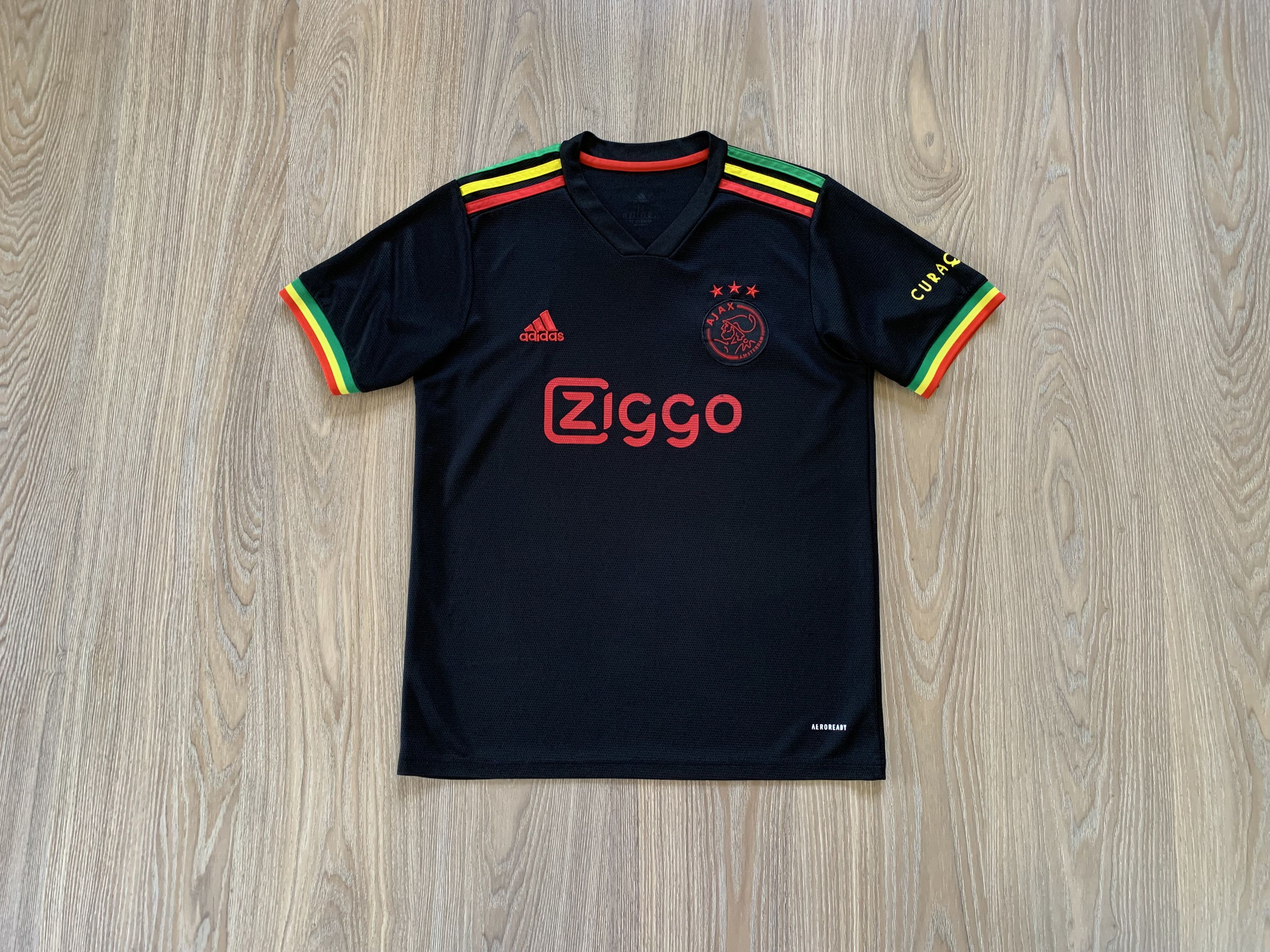 Adidas Rare Adidas AJAX 3rd Jamaica Soccer Polo Jersey 2021-2022 Size US M / EU 48-50 / 2 - 1 Thumbnail