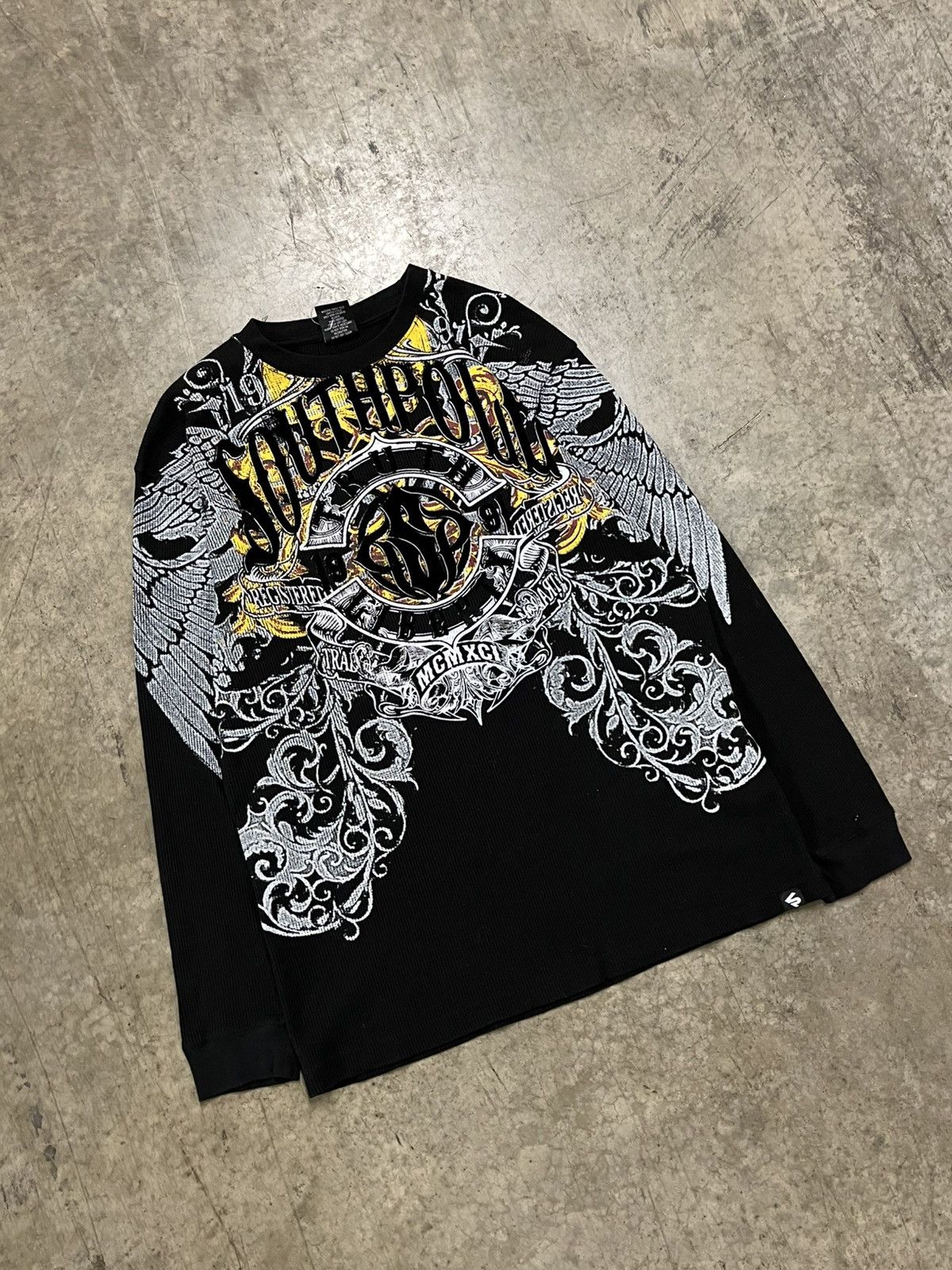 Southpole × Vintage Y2K affliction style grunge southpole thermal opium emo goth Size US XXL / EU 58 / 5 - 2 Thumbnail