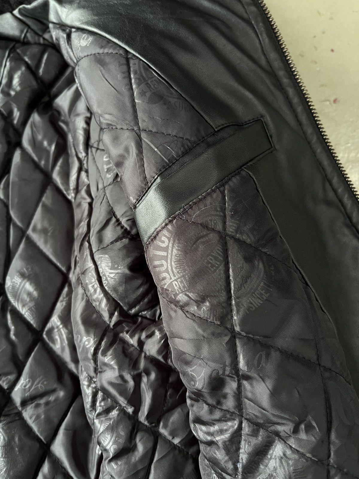 KMRii Japanese GOTCHA Faux Leather Quilted Jacket Punk style Size US S / EU 44-46 / 1 - 16 Thumbnail