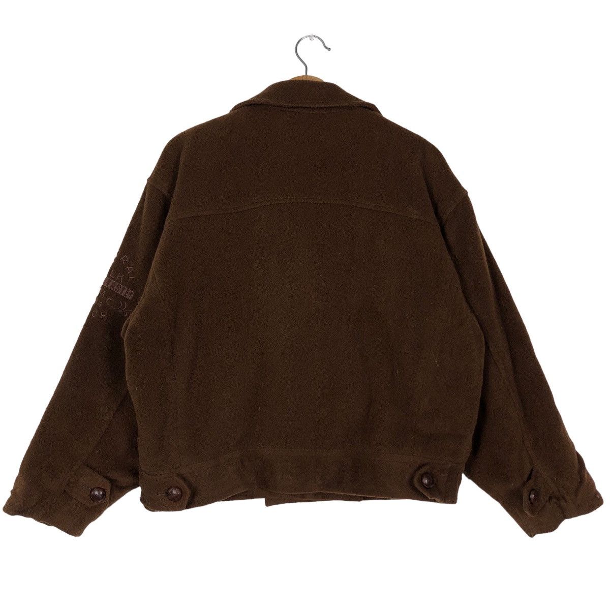 Japanese Brand 🔥Vintage Wool Bomber Jacket Sim Club 1994 Issey Miyake Size US M / EU 48-50 / 2 - 7 Thumbnail