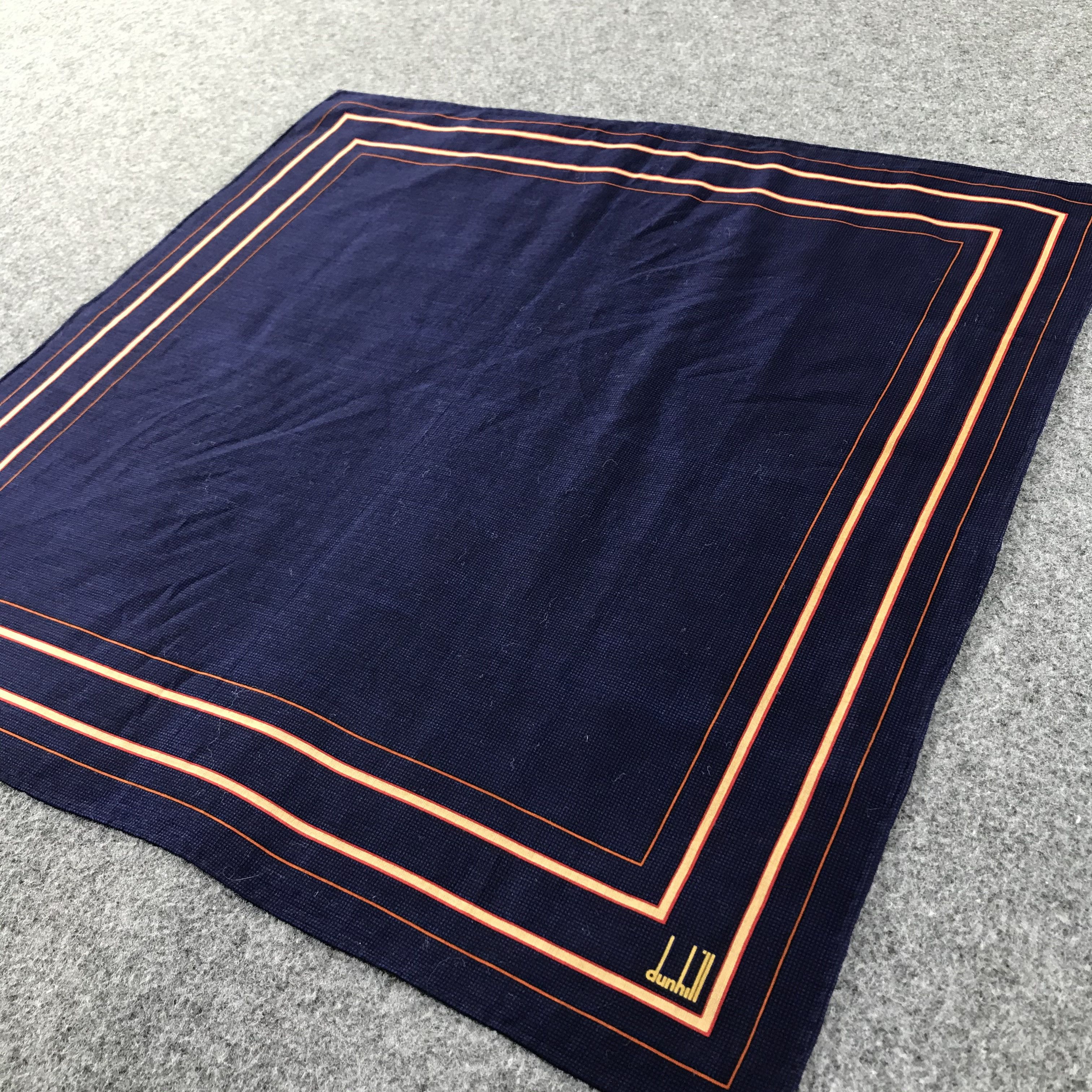 Alfred Dunhill Dunhill Handkerchief Neckerchief Bandana H557 Size ONE SIZE - 5 Thumbnail