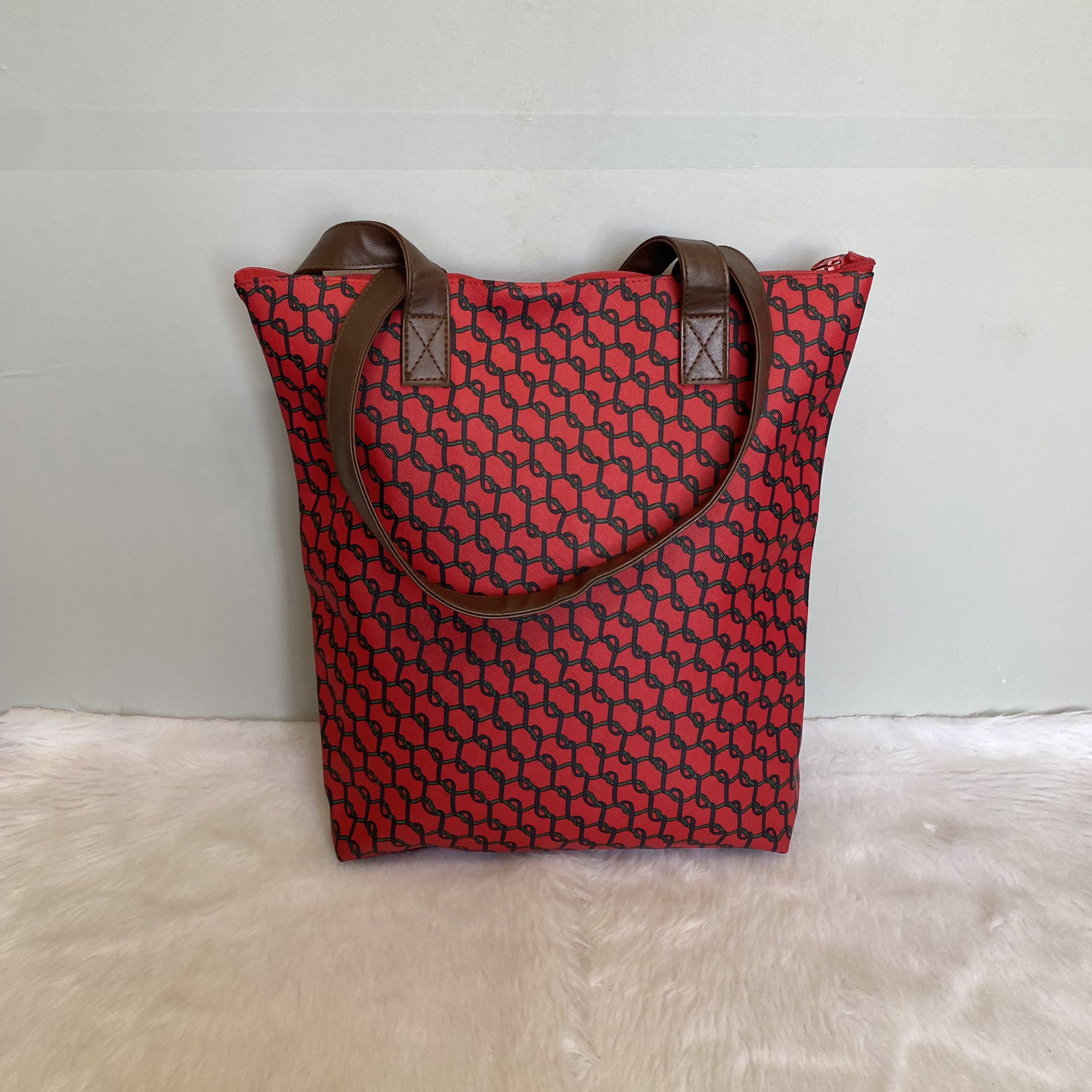 Roberta di Camerino × Vintage ROBERTA di CAMERINO Vintage Chainlink PVC Leather Tote Bag Size ONE SIZE - 4 Thumbnail