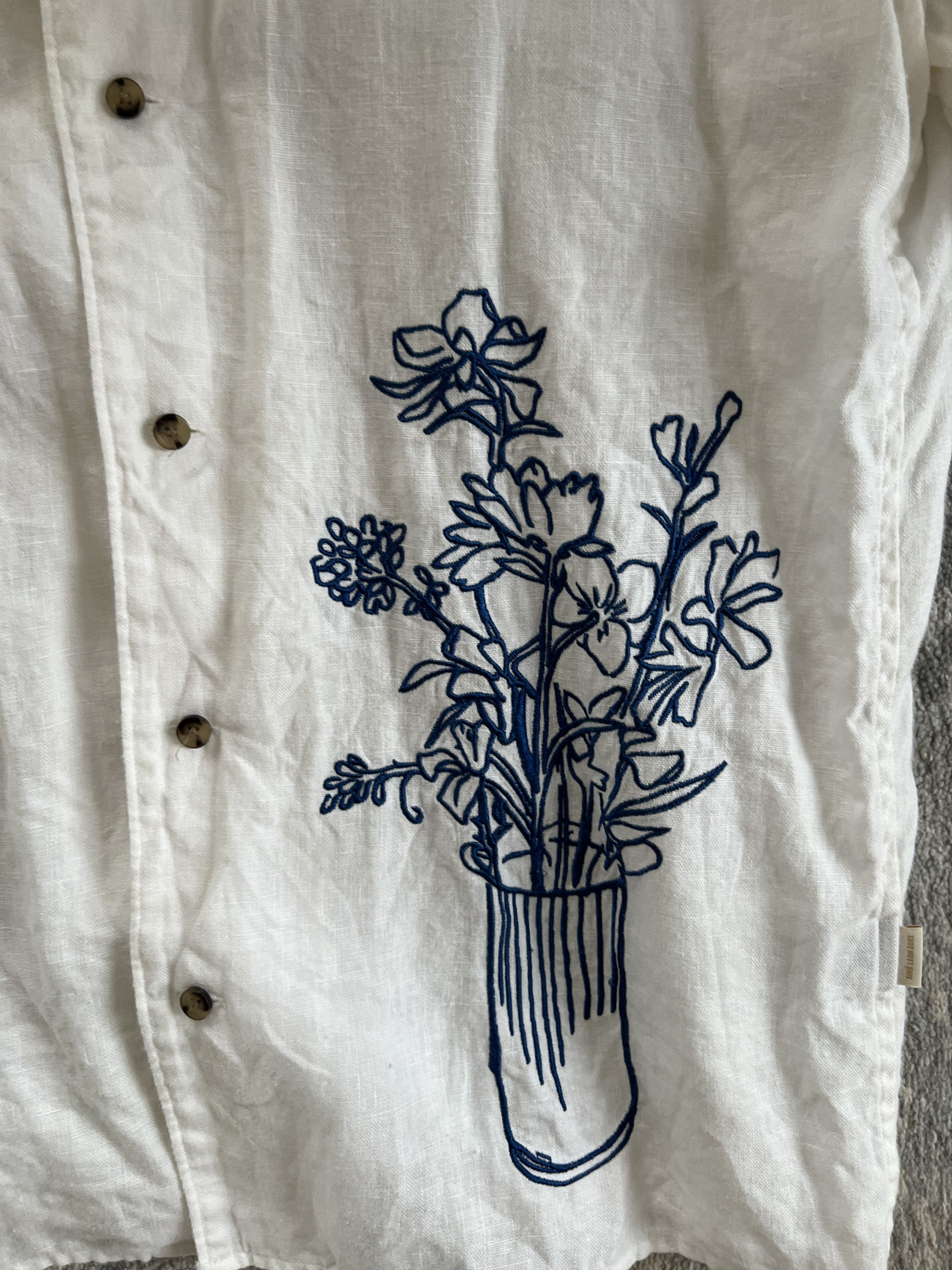Aime Leon Dore Linen Bouquet Shirt Size US L / EU 52-54 / 3 - 3 Thumbnail