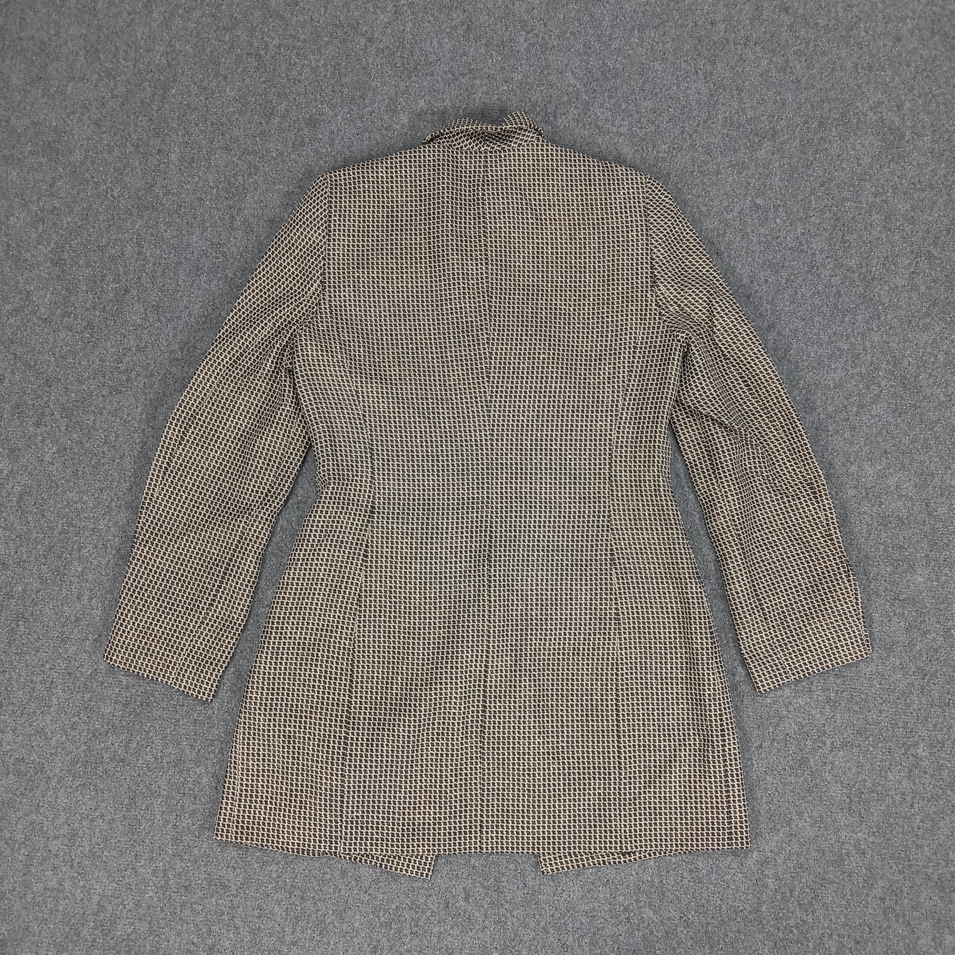 Vintage Elégance Paris Designer Wool Blazer Long Jacket Size XS / US 0-2 / IT 36-38 - 5 Thumbnail