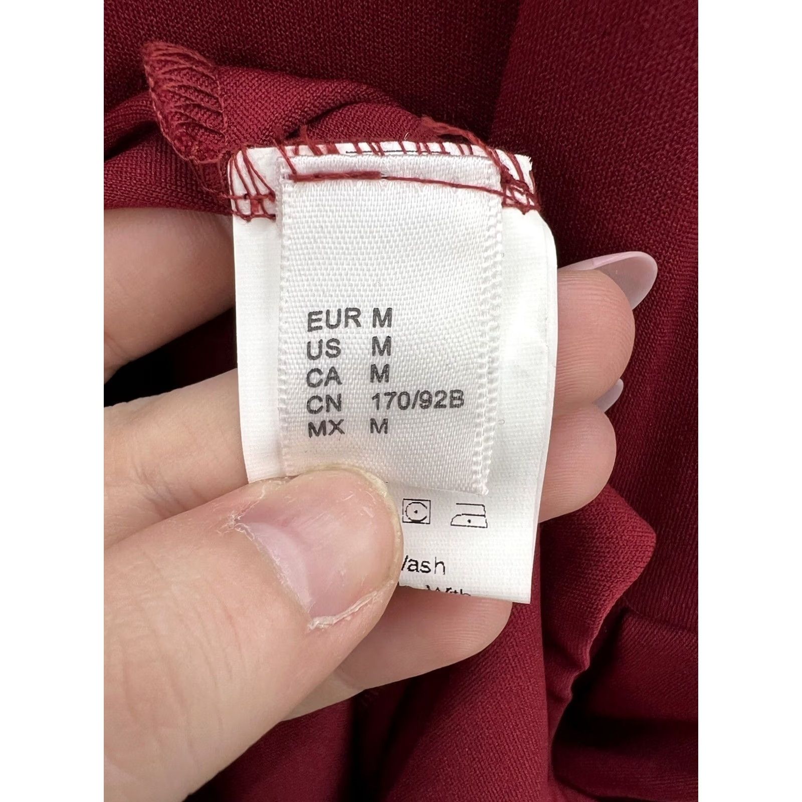 Vintage Womens Unbranded Dress Halter Top Scallop Cut Red Size Medium Dress Red Sleeveless A-Line Zipper back Womens XS? Size M / US 6-8 / IT 42-44 - 4 Thumbnail
