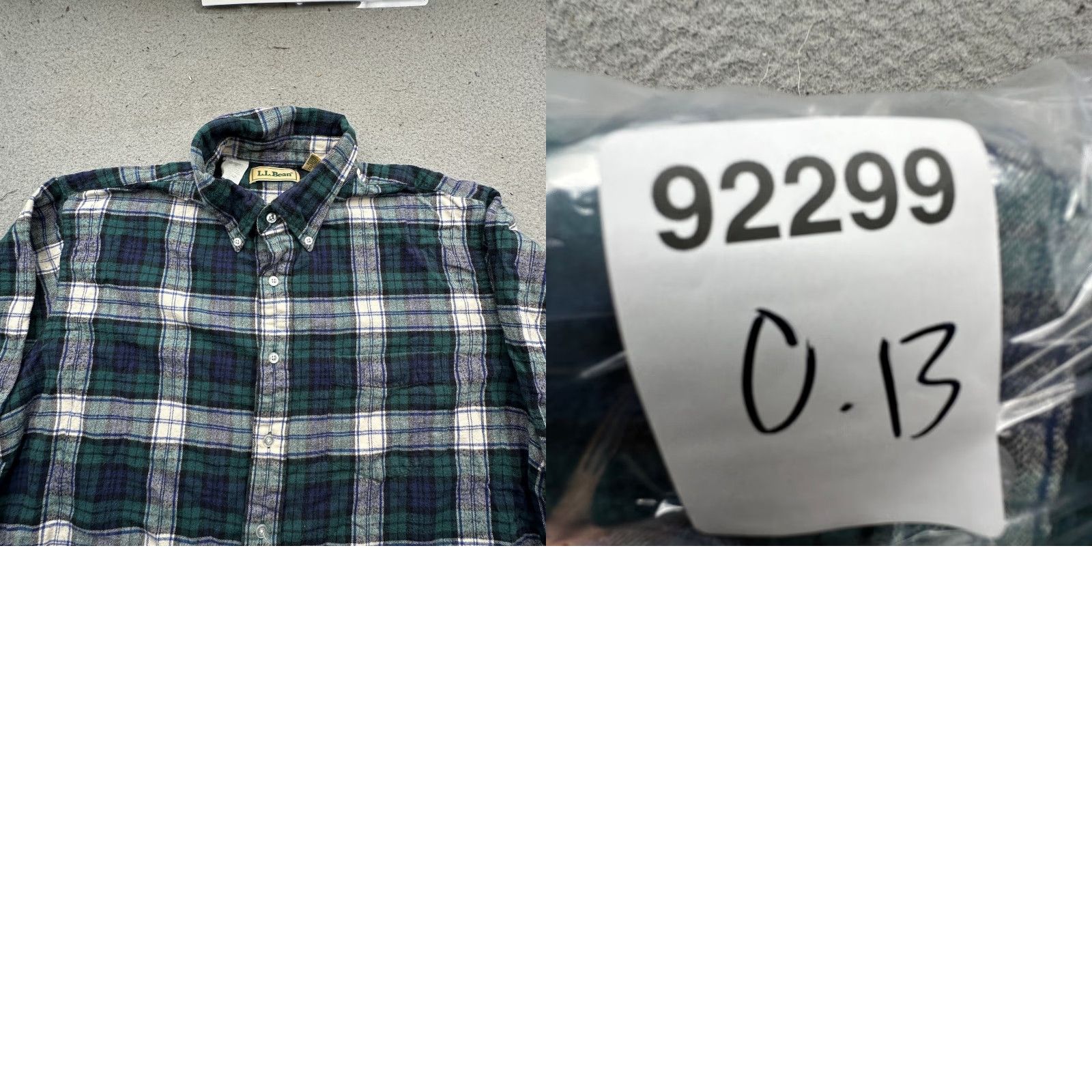 Vintage VINTAGE LL Bean Green Plaid Flannel Button Up Large Long Sleeve Button Down Shirt Mens Size US L / EU 52-54 / 3 - 8 Thumbnail