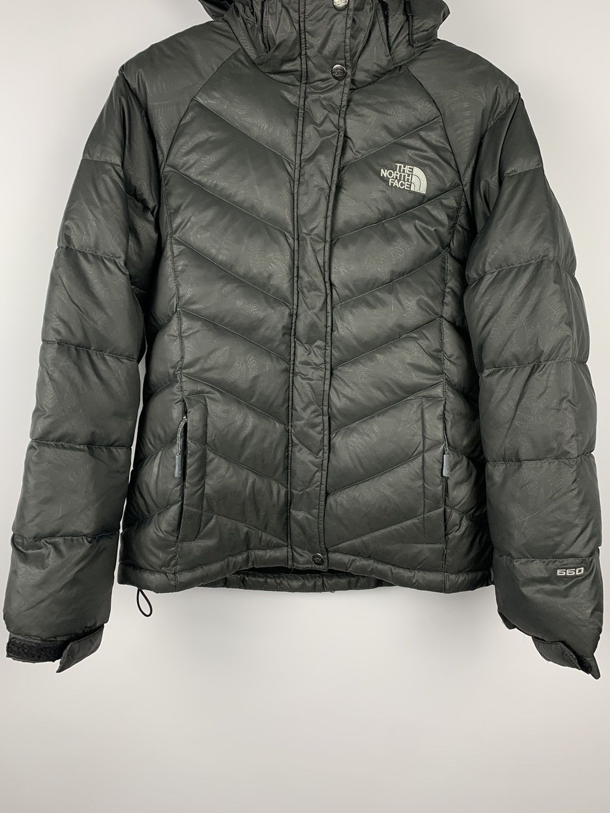 The North Face Vintage The North Face 550 Puffer Down Full Zip Jacket Hood Size S / US 4 / IT 40 - 3 Thumbnail