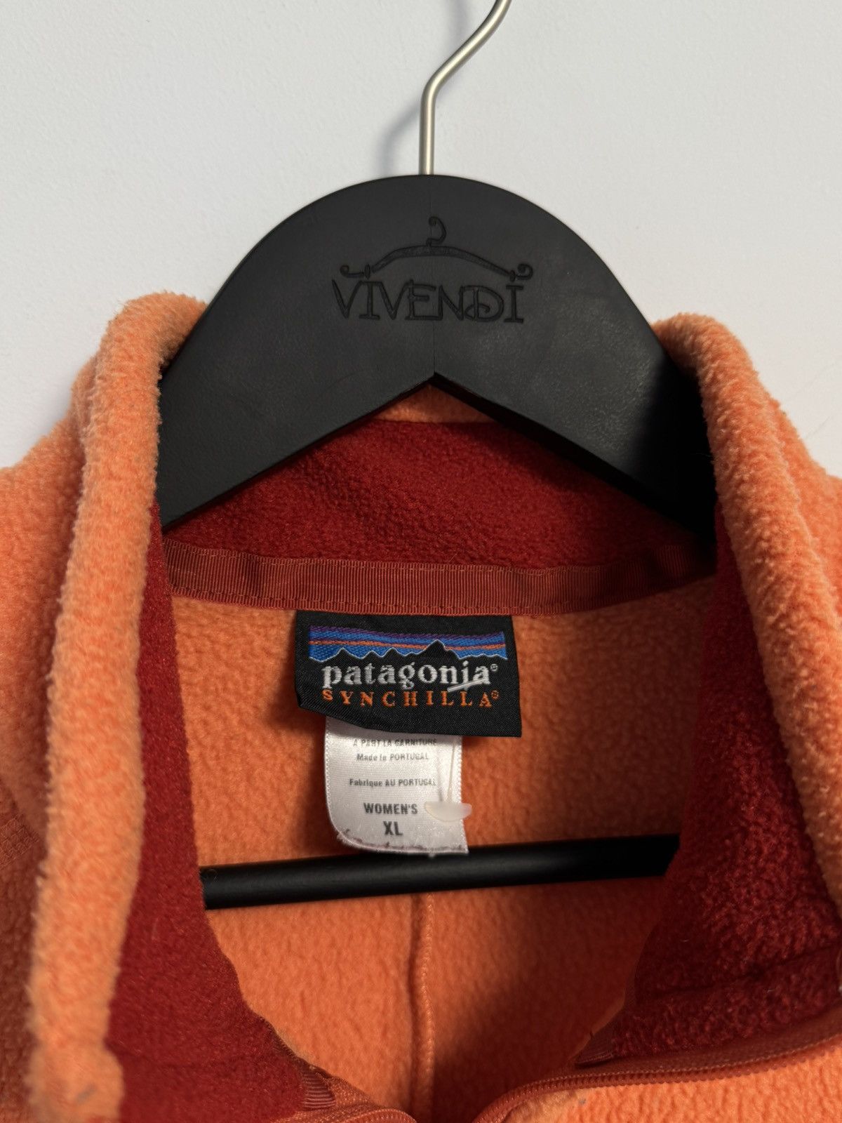 Patagonia Vintage Patagonia Synchilla Women’s Peach Fleece Vest Size XL / US 12-14 / IT 48-50 - 4 Thumbnail