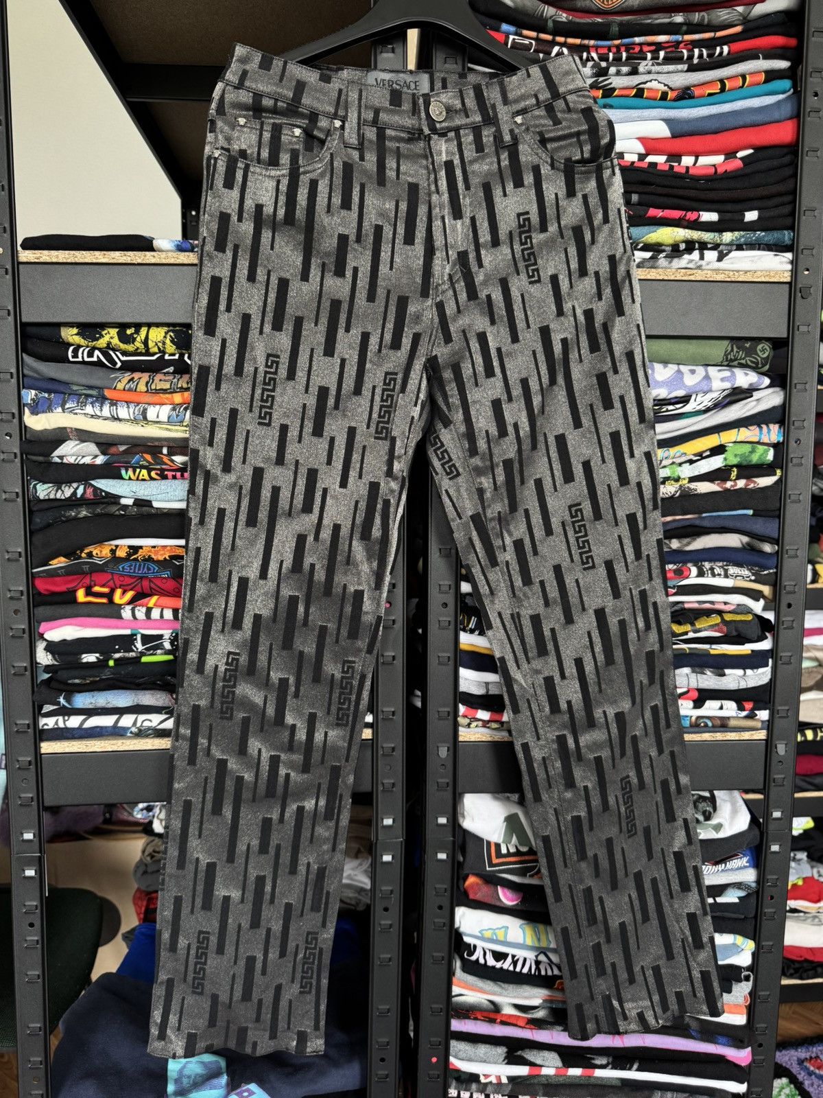 Versace × Vintage Versace 00s Jeans Couture awesome wmns pants luxury jeans Size 28" / US 6 / IT 42 - 9 Thumbnail