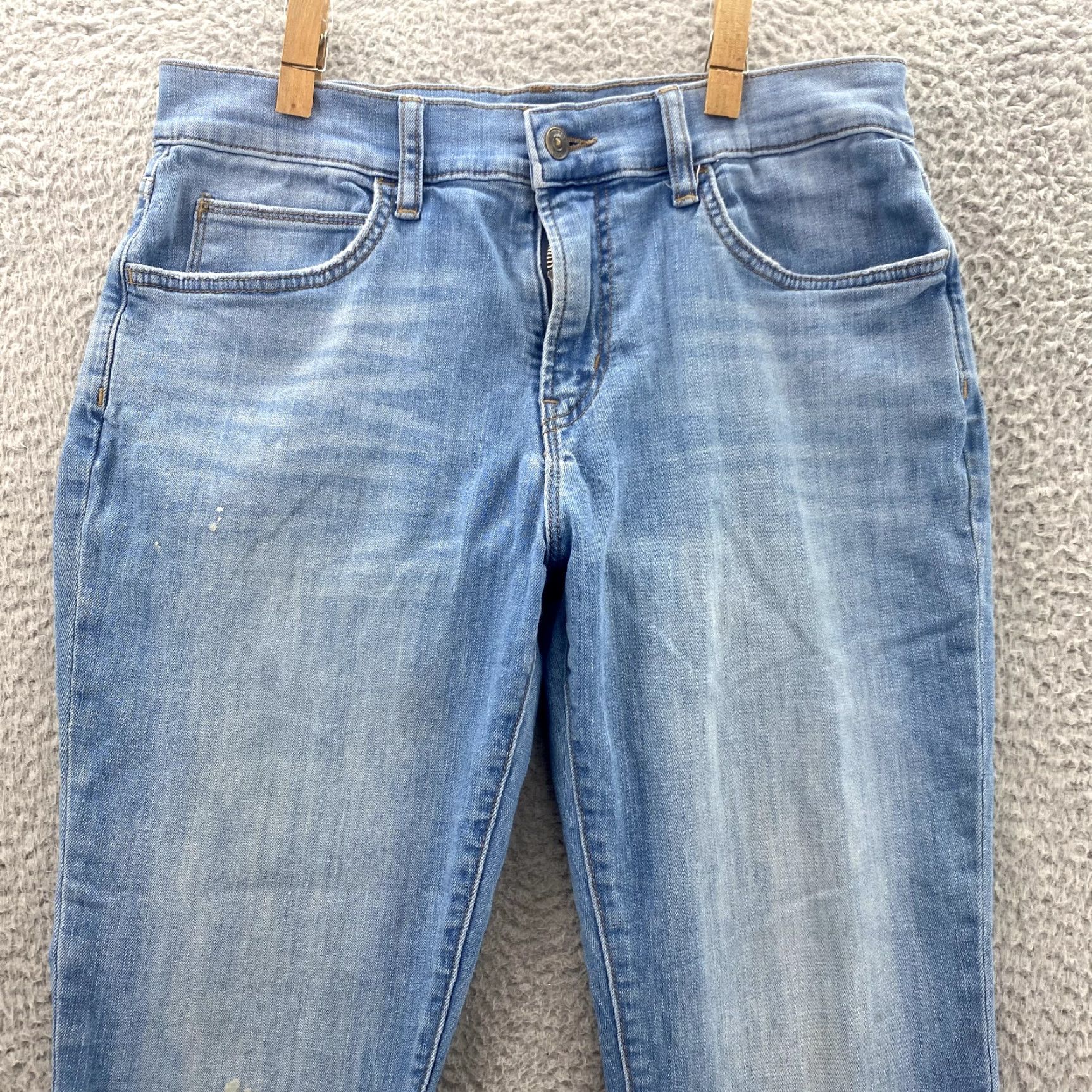 Hudson Hudson Ace Skinny Jeans Men's 30x30 Light Wash Stretch Denim Pants Slim Casual Jeans Size US 30 / EU 46 - 2 Thumbnail