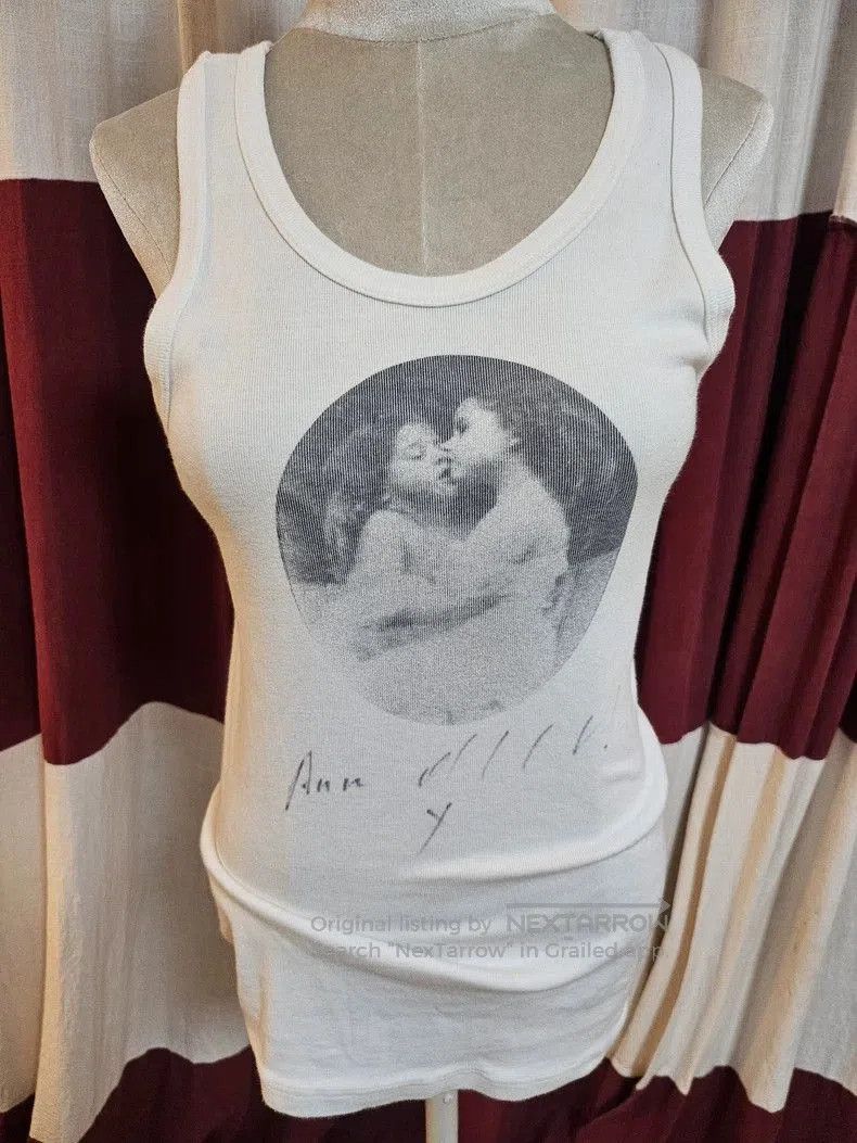 Ann Demeulemeester Ann Demeulemeester Signed "Kiss" Tank Top. Size US S / EU 44-46 / 1 - 1 Thumbnail