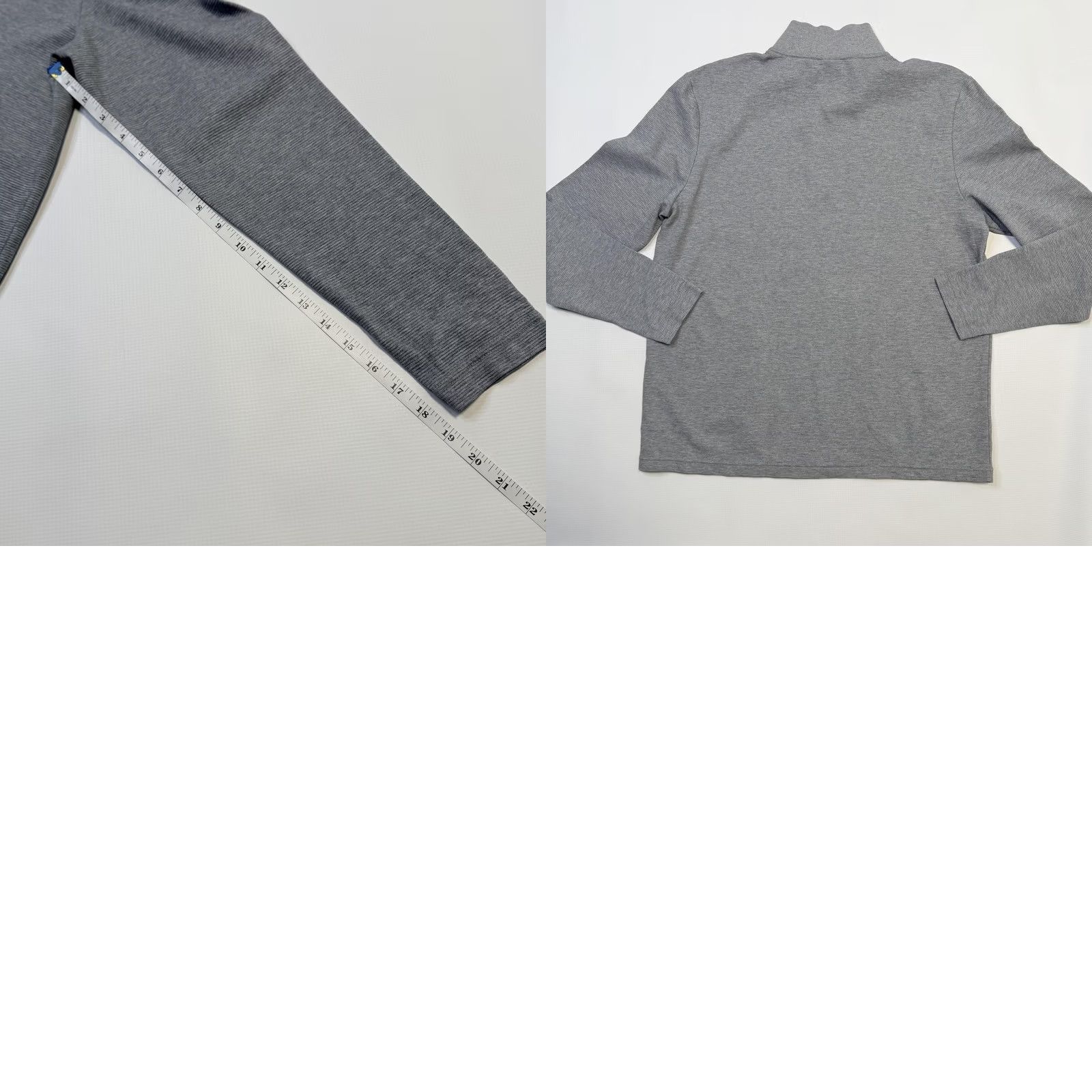 Hugo Boss BOSS Hugo Boss Sweater Mens Large Gray Quarter Zip Mock Neck Pullover Long Sleeve Knit Size US L / EU 52-54 / 3 - 8 Thumbnail