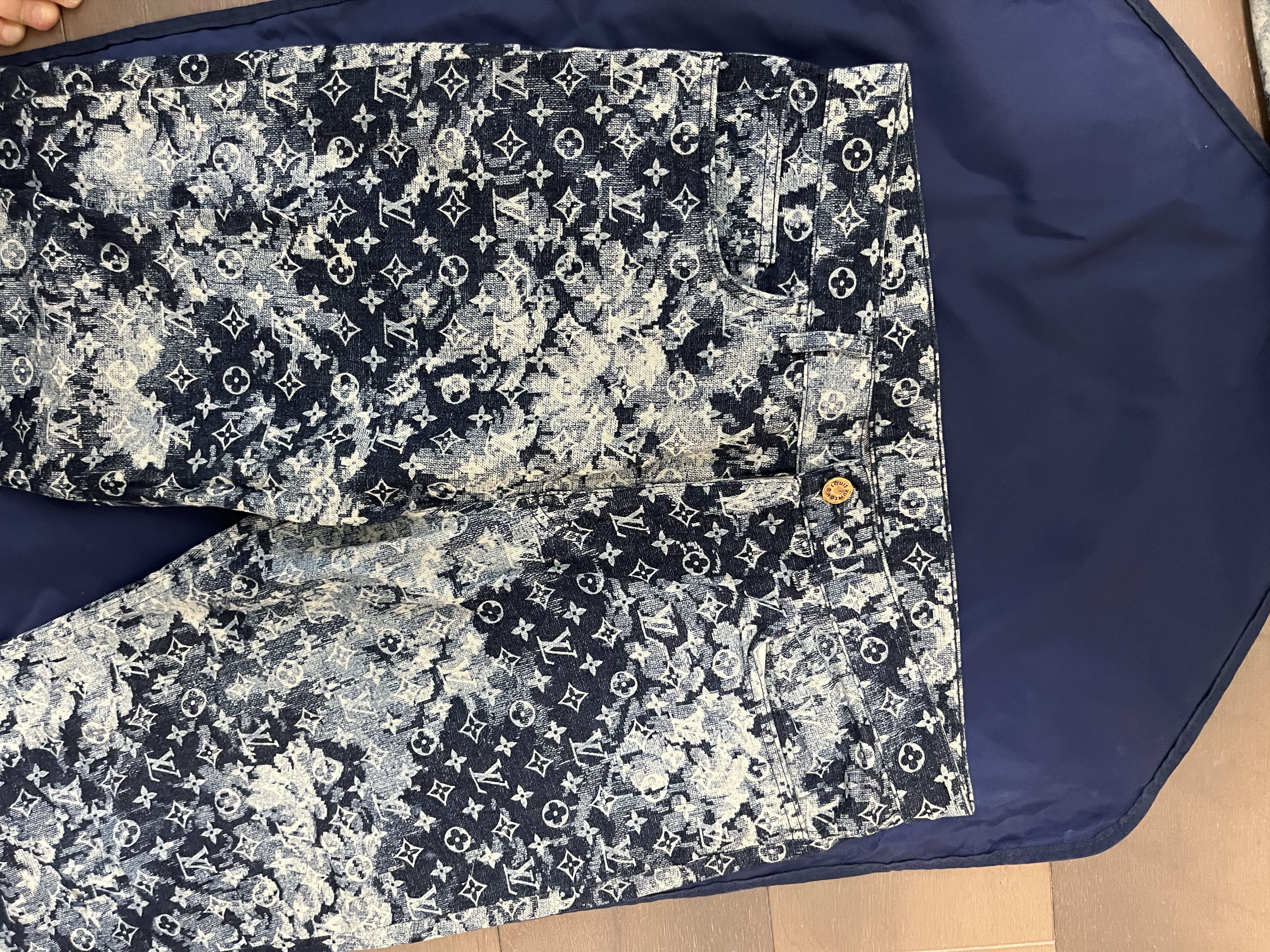 Louis Vuitton Louis Vuitton Virgil Abloh Tapestry Denim Jeans Size 32 Size US 32 / EU 48 - 2 Thumbnail