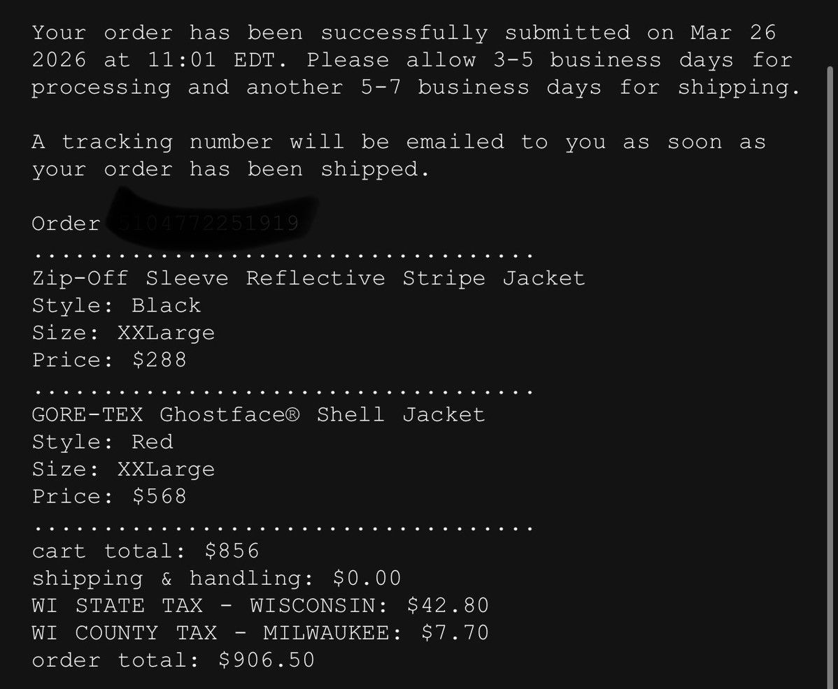Supreme Supreme GORE-TEX Ghostface Shell Jacket Size US XXL / EU 58 / 5 - 2 Thumbnail