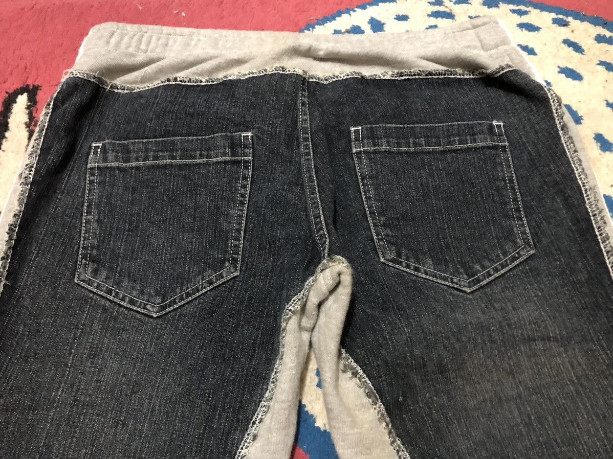 Converse Super RARE !!!Vintage 90s Converse hybrid pants jogger+denim Size 29" - 6 Thumbnail
