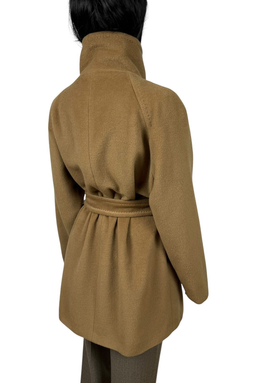 Marella Marella Wool-Cashmere Belted Coat Mock Neck size US8 IT44 Size M / US 6-8 / IT 42-44 - 8 Thumbnail