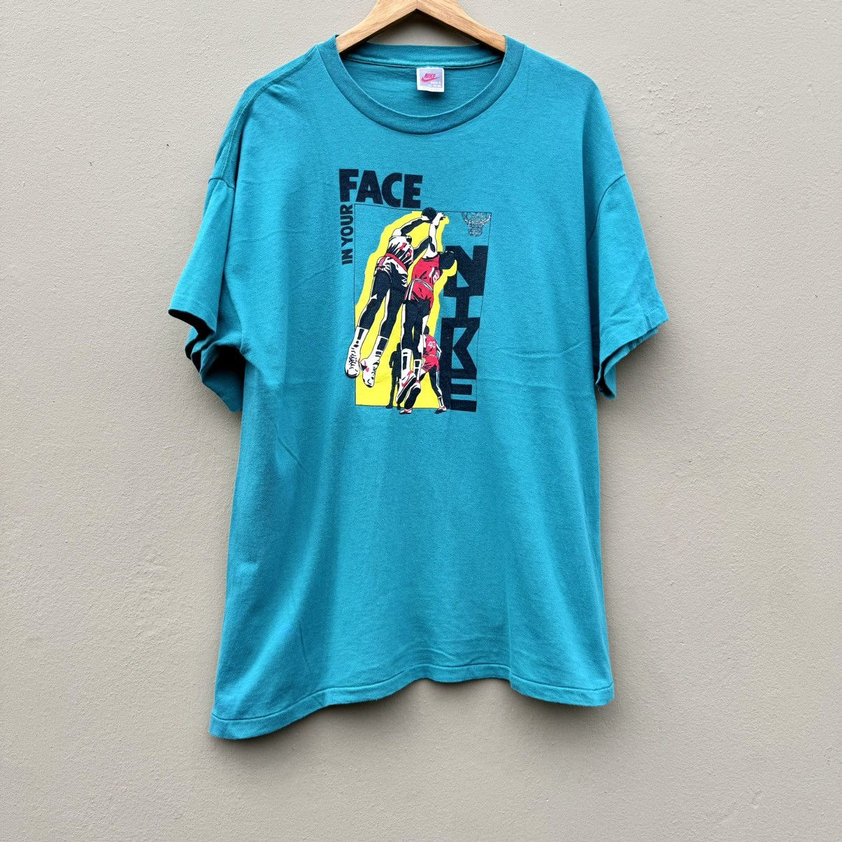 Nike × Vintage Vintage nike basketball 90s tee Size US XL / EU 56 / 4 - 1 Thumbnail