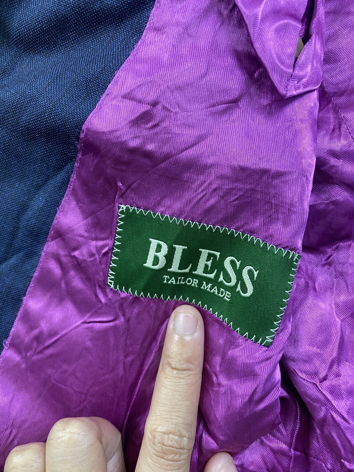 Bless × Loro Piana × Vintage Vintage Bless X Loro Piana Wool & Silk Luxury Blazer Size US S / EU 44-46 / 1 - 12 Thumbnail