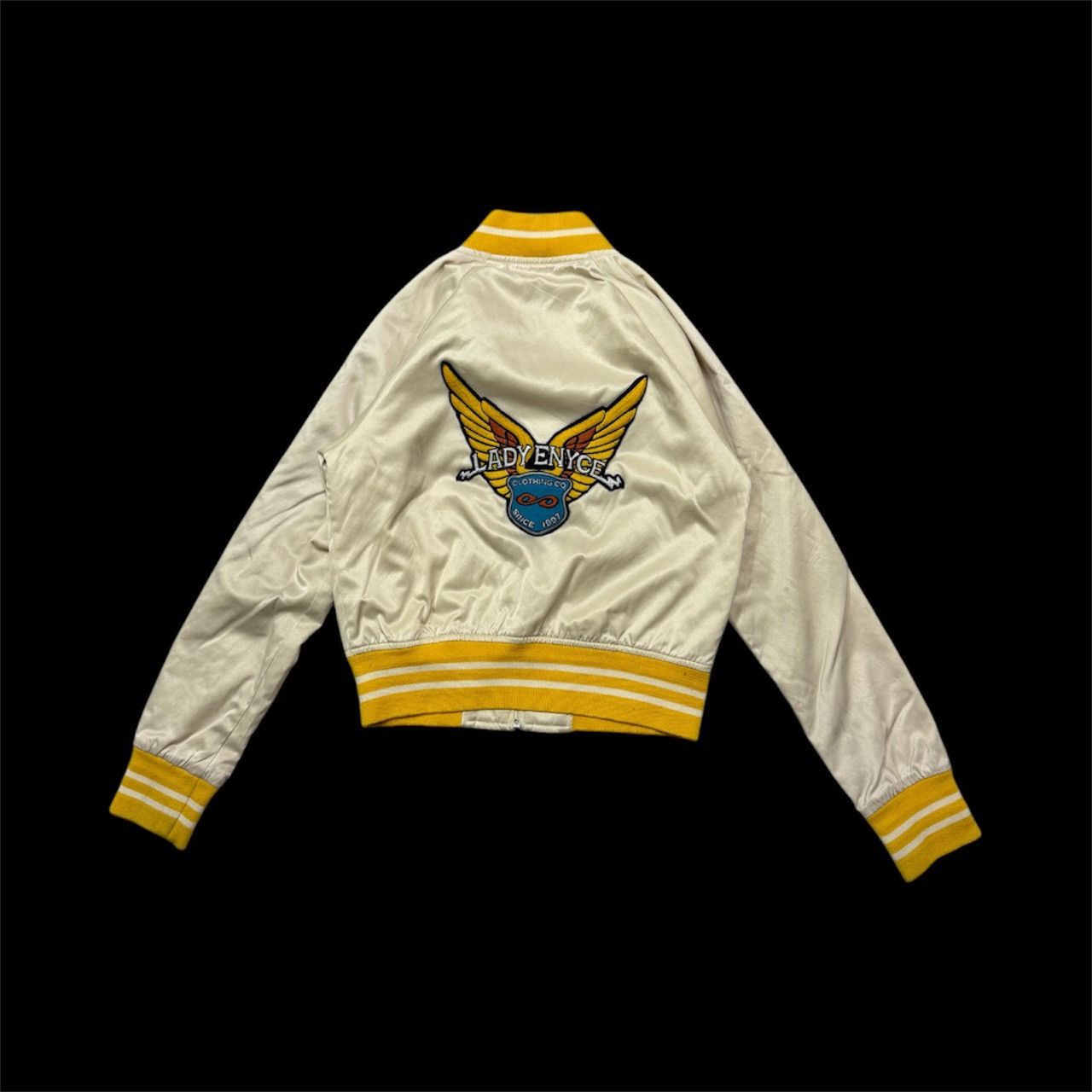 Enyce Lady Enyce Backhit Logo Cropped Bomber Jacket Size S / US 4 / IT 40 - 1 Thumbnail