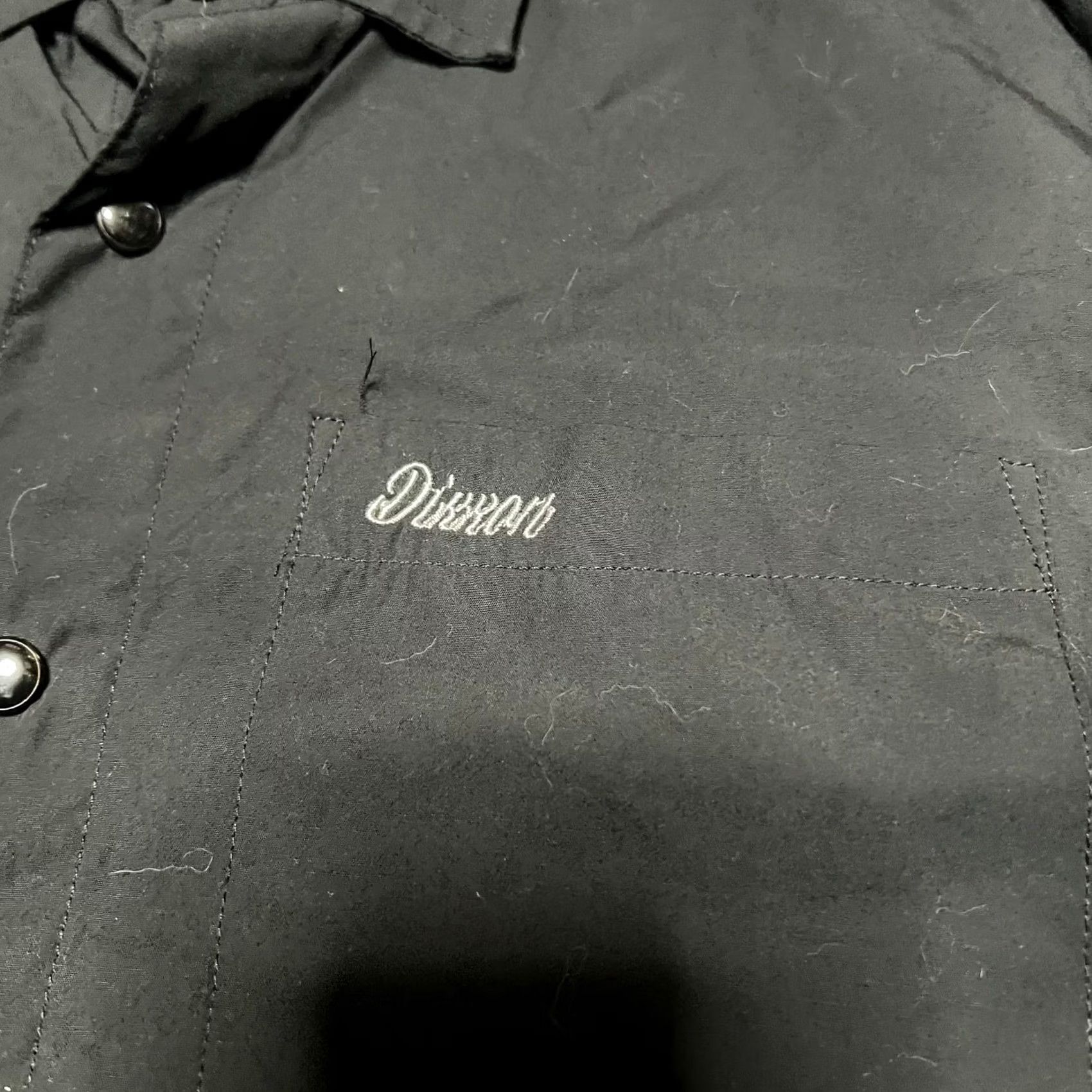 Vintage Dixxon Flannel Shirt Mens Medium Black Signature Series Bamboo Blend Work Size US M / EU 48-50 / 2 - 2 Thumbnail