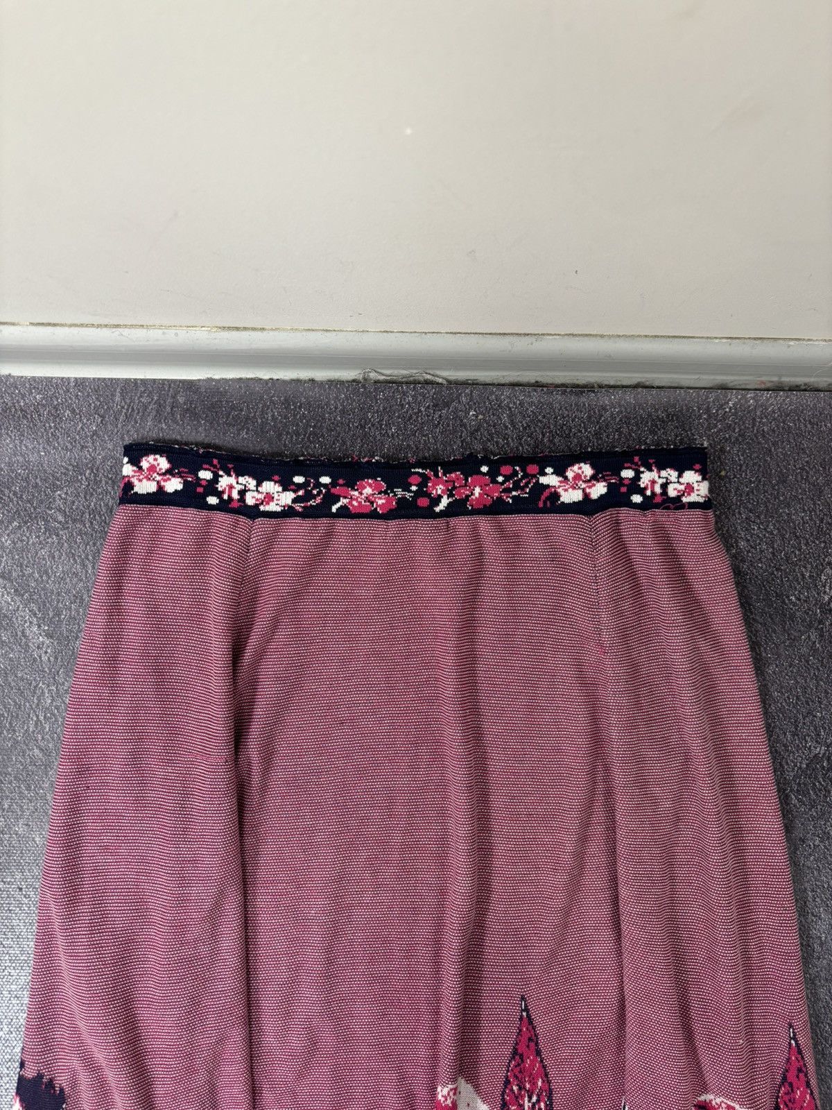 Other IVKO Women’s Intarsia Pattern Printed Hem Luxury Midi Skirt Size 32" / US 10 / IT 46 - 18 Thumbnail
