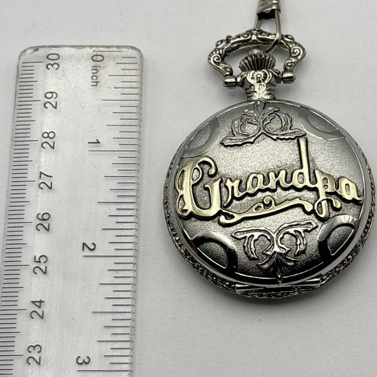 Other Vintage Silver Grandpa Pocket Watch Size ONE SIZE - 5 Thumbnail