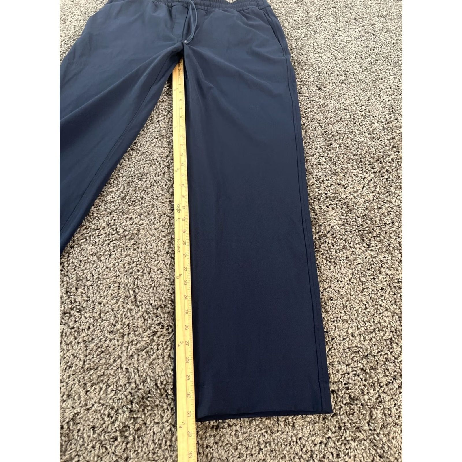 Lululemon Lululemon Pants Womens Large Wide-Leg Drawstring Crop Casual Lightweight Navy Blue Swift Mid Crop Baggy Size 36" / US 14 / IT 50 - 2 Thumbnail