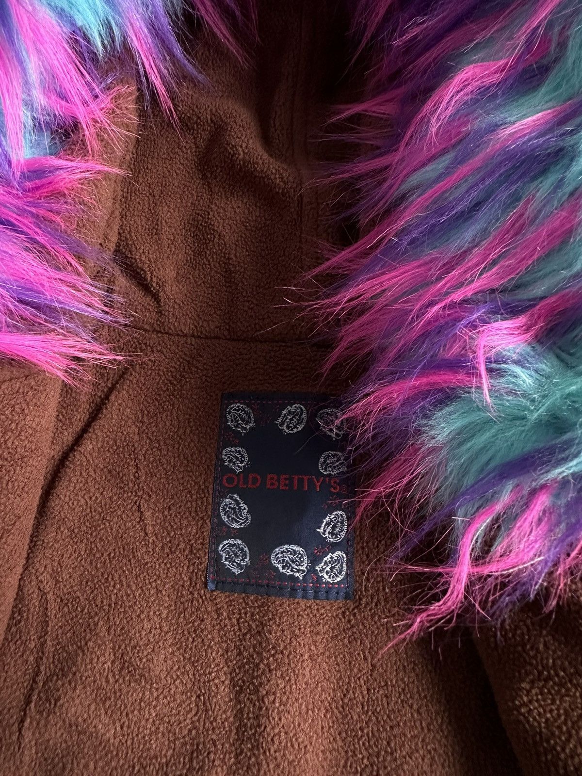 Le Grande Bleu (L.G.B.) OLD BETTY’S COLOUR BLOCK VEST FUR ZIP HOODIE IFSIX LGB STYLE Size US M / EU 48-50 / 2 - 7 Thumbnail