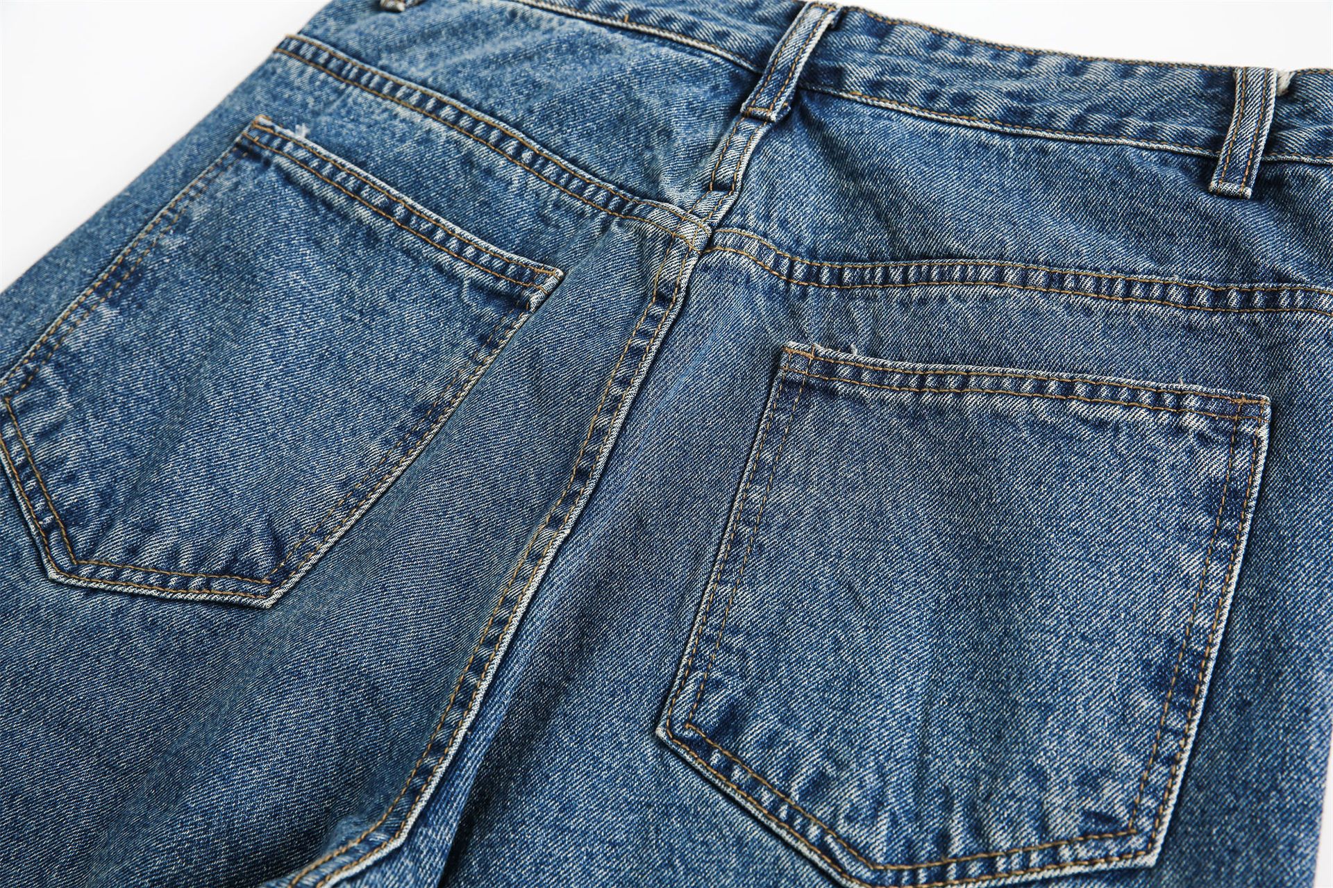 Japanese Brand × Vintage American vintage washed distressed blue jeans Size US 32 / EU 48 - 5 Thumbnail