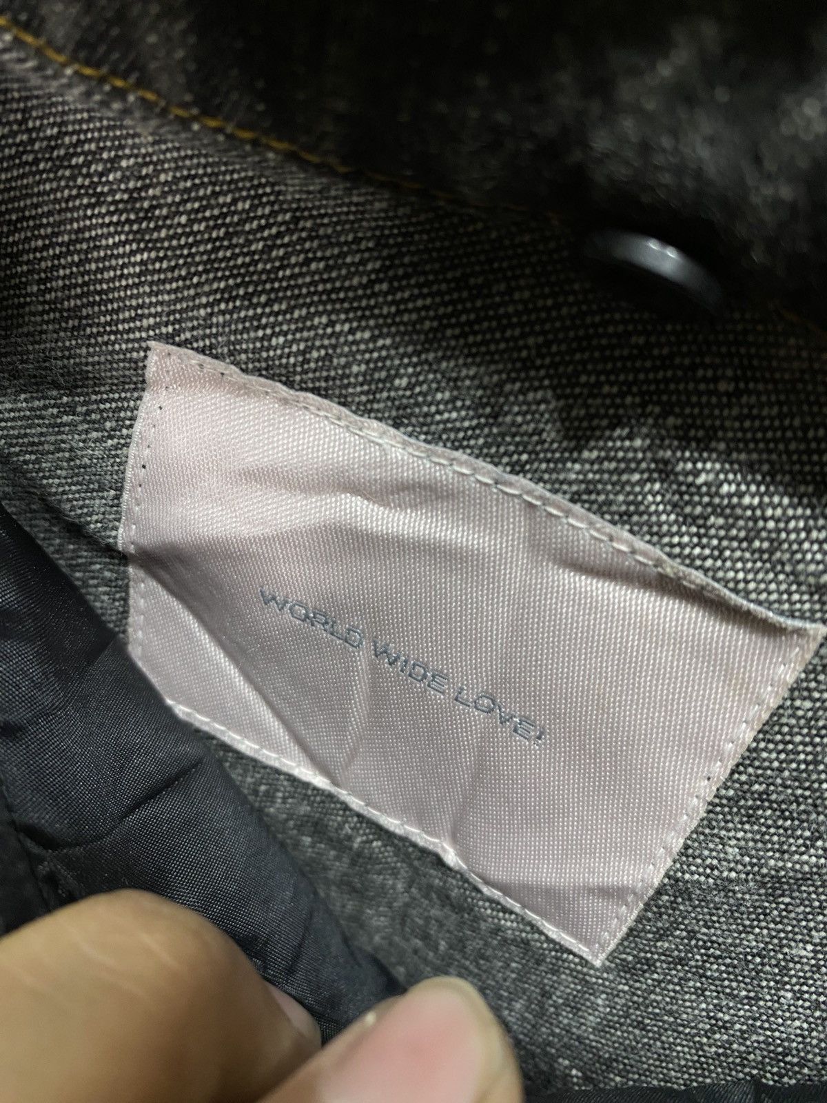 Japanese Brand World wide love! Bondage jacket y2k denim Size US S / EU 44-46 / 1 - 5 Thumbnail