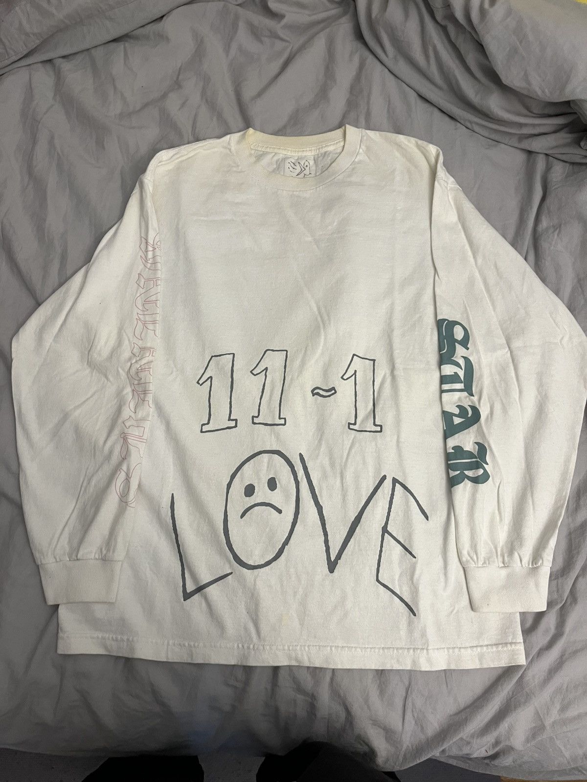 Lil Peep Lil peep shining star long sleeve white Size US L / EU 52-54 / 3 - 1 Thumbnail