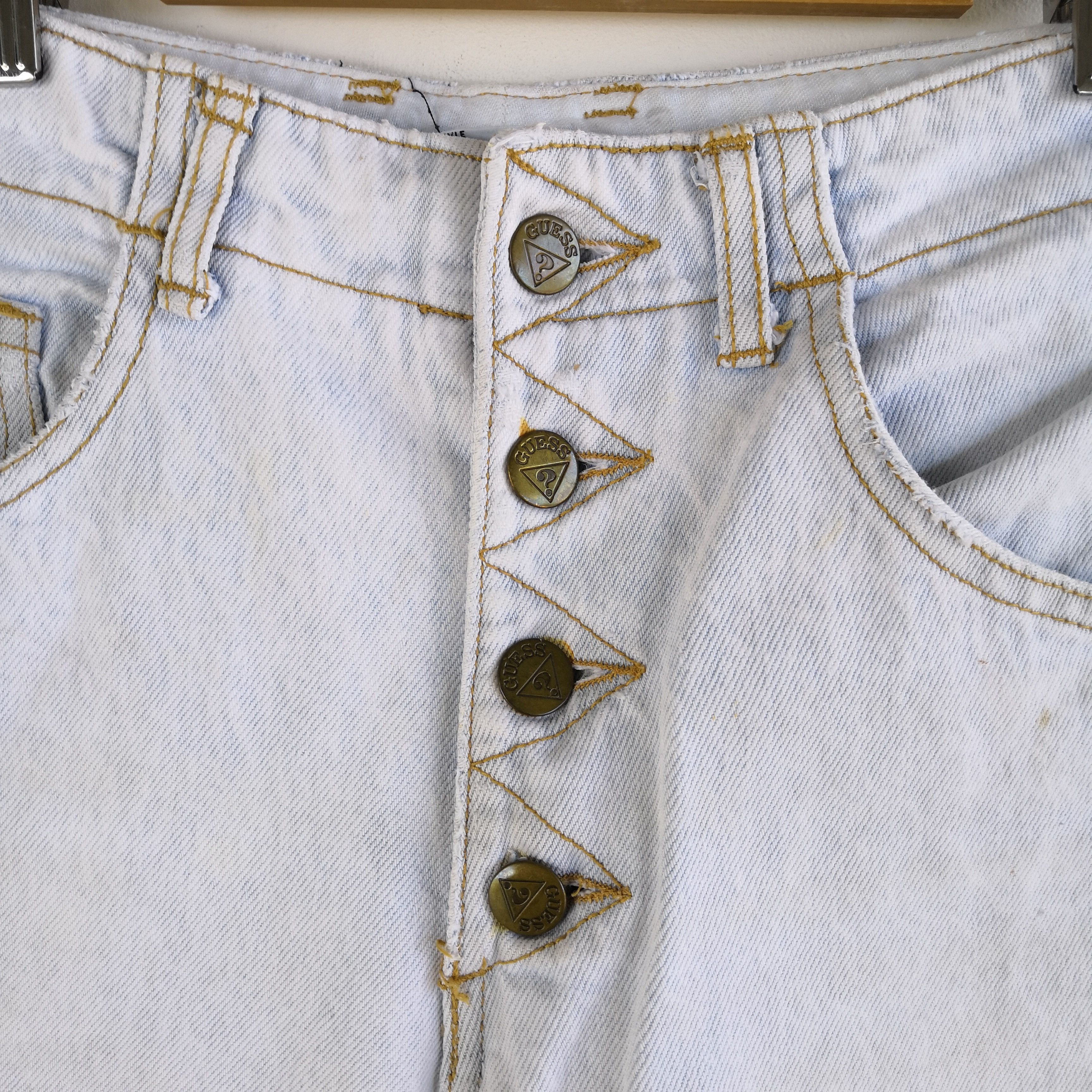 Guess Vintage Guess Denim Light Washes Jeans Pants Size 26" / US 2 / IT 38 - 6 Thumbnail