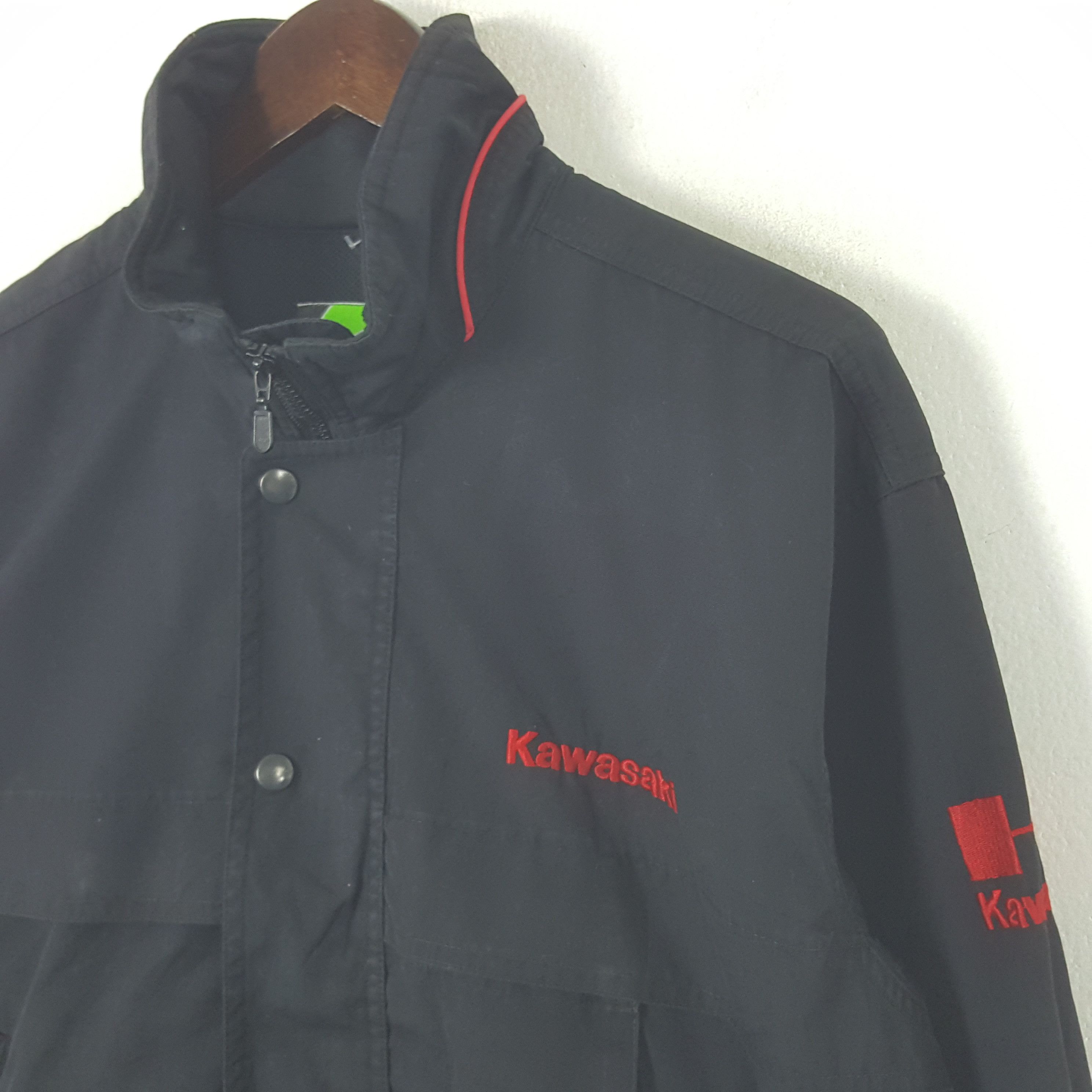 Sports Specialties × Vintage Vintage Kawasaki Racing Motorsport Jacket Size US L / EU 52-54 / 3 - 4 Thumbnail
