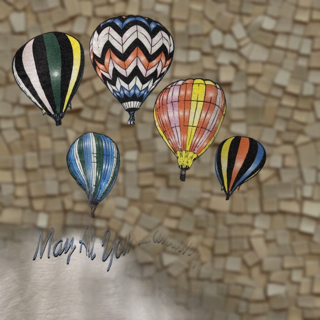 Vintage VINTAGE Malibu Classic USA Hot Air Balloon T-Shirt Men XL White 90s Graphic Print Outdoor Outdoors Summer Spring Fall Size US XL / EU 56 / 4 - 1 Thumbnail