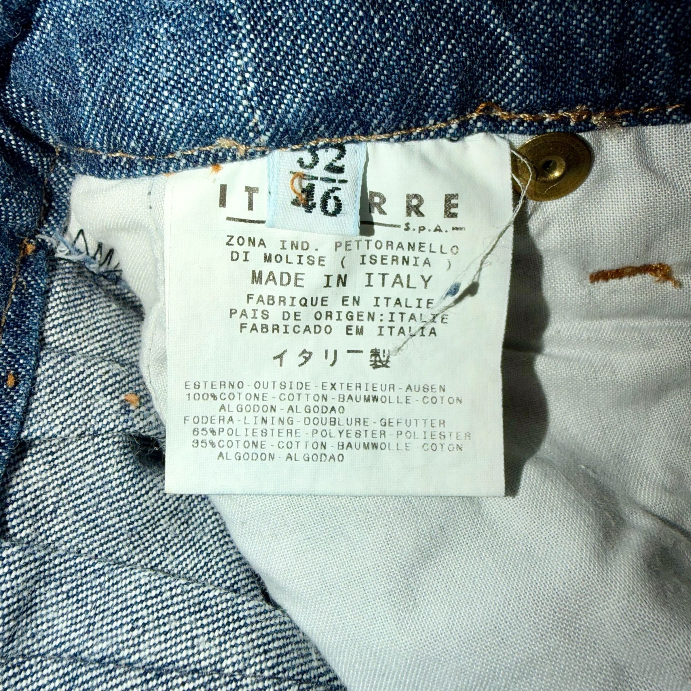 Dolce & Gabbana DOLCE & GABBANA VINTAGE PATCHWORK DENIM SKIRT Size 32" / US 10 / IT 46 - 4 Thumbnail