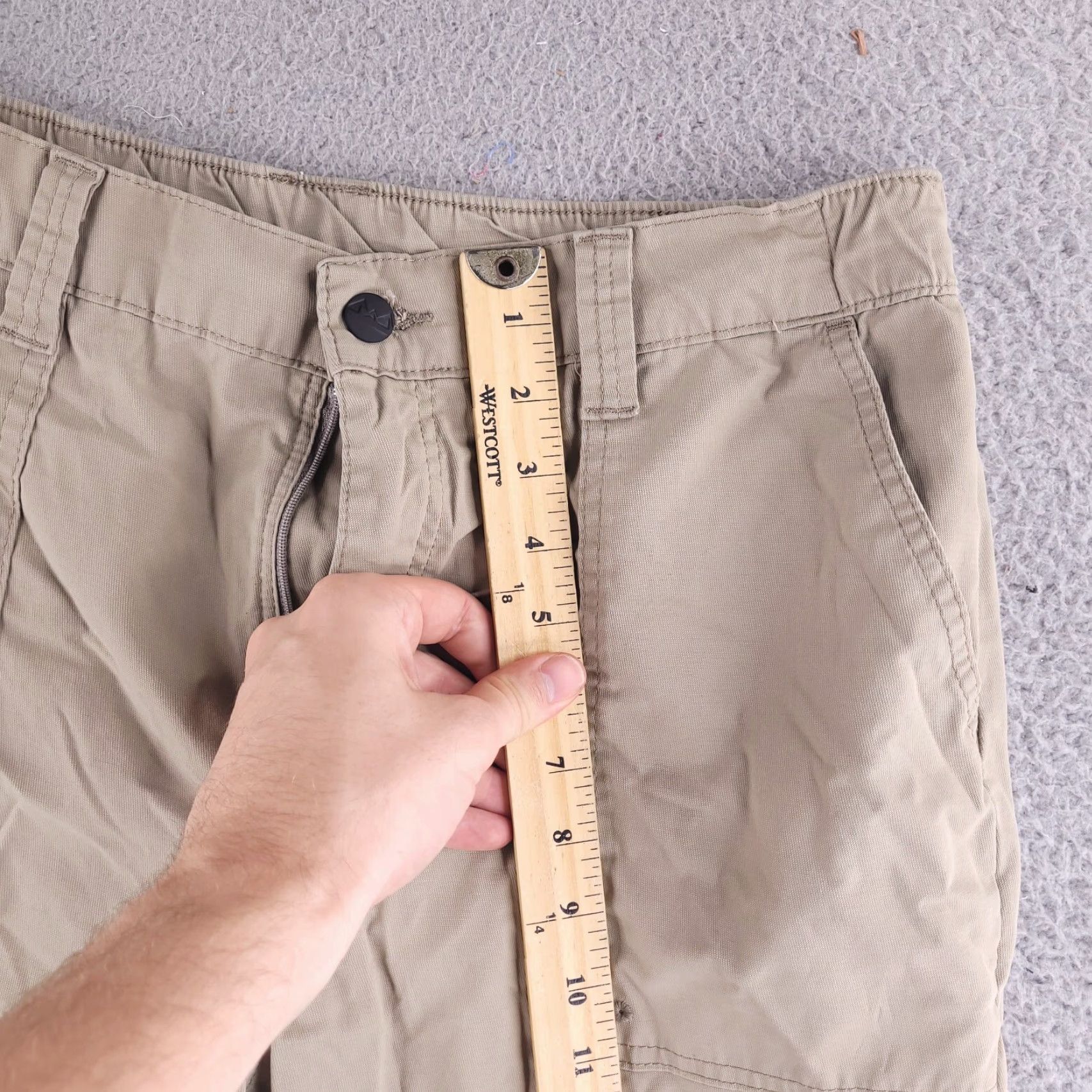 Wrangler Wrangler Shorts Mens 36 Brown 9" Inseam Cotton Nylon Blend Casual Size US 36 / EU 52 - 5 Thumbnail