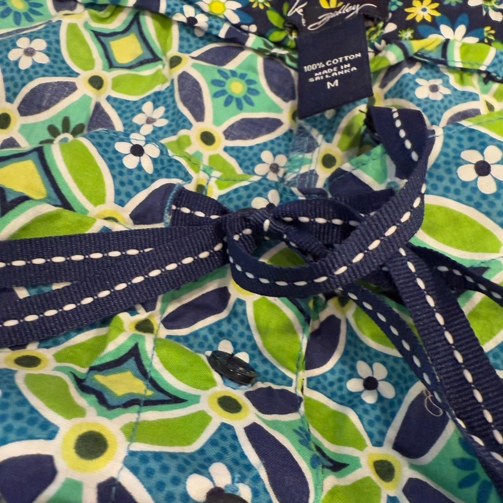 Other Vera Bradley preppy floral ankle pajama pants SZ M Size ONE SIZE - 4 Thumbnail