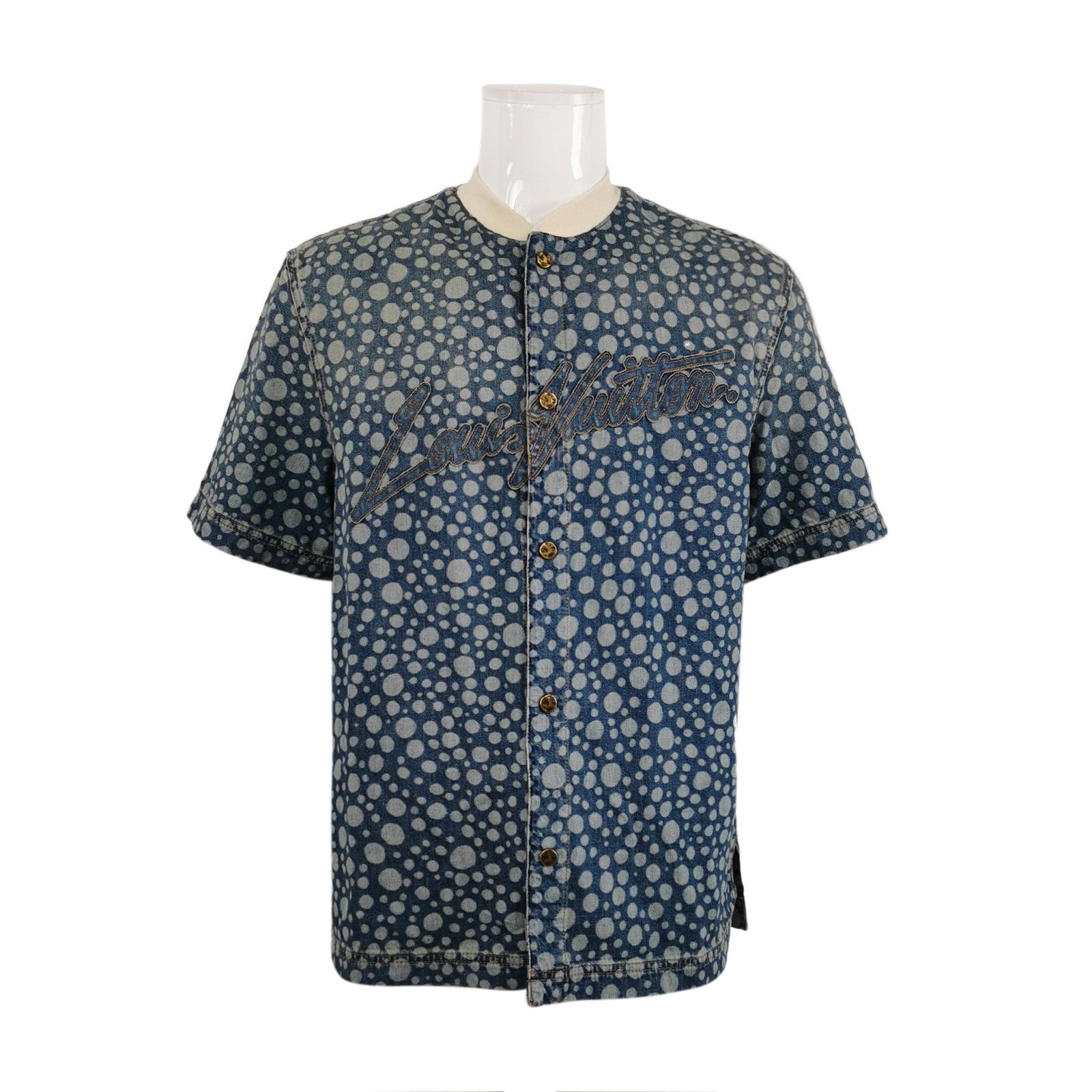 Louis Vuitton YK Infinity Dots Denim Jacket M