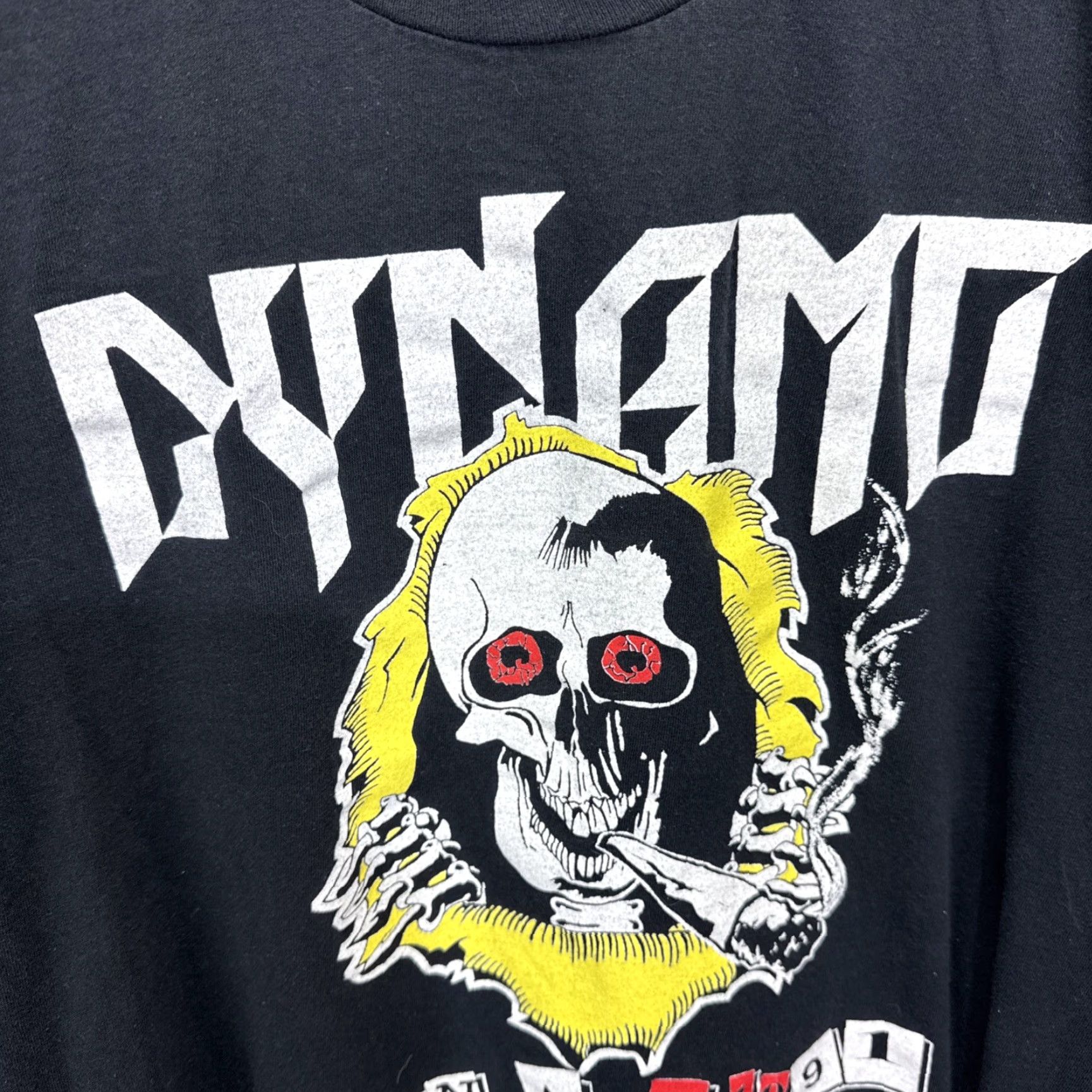 Vintage VINTAGE Unbranded 90s Rock Festival Metal Shirt Large Black Skull Long Sleeve Mens Size US L / EU 52-54 / 3 - 7 Thumbnail