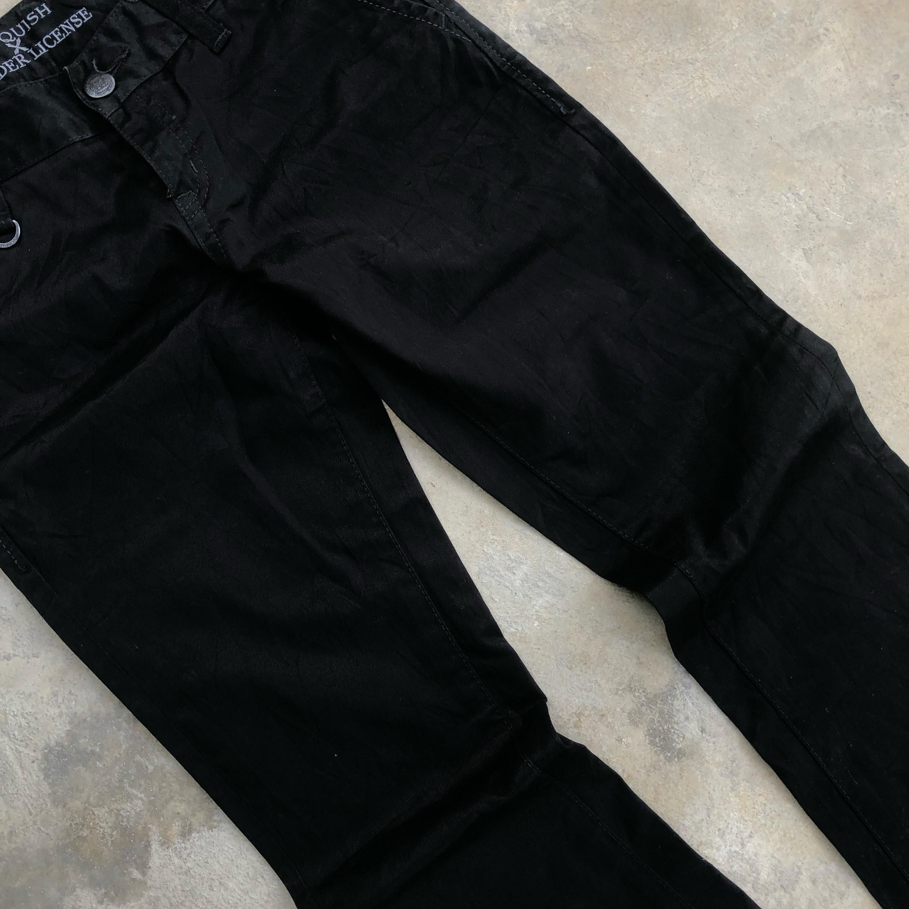 Murder License × Vanquish Vanquish Flared Black Jeans Size US 31 - 3 Thumbnail